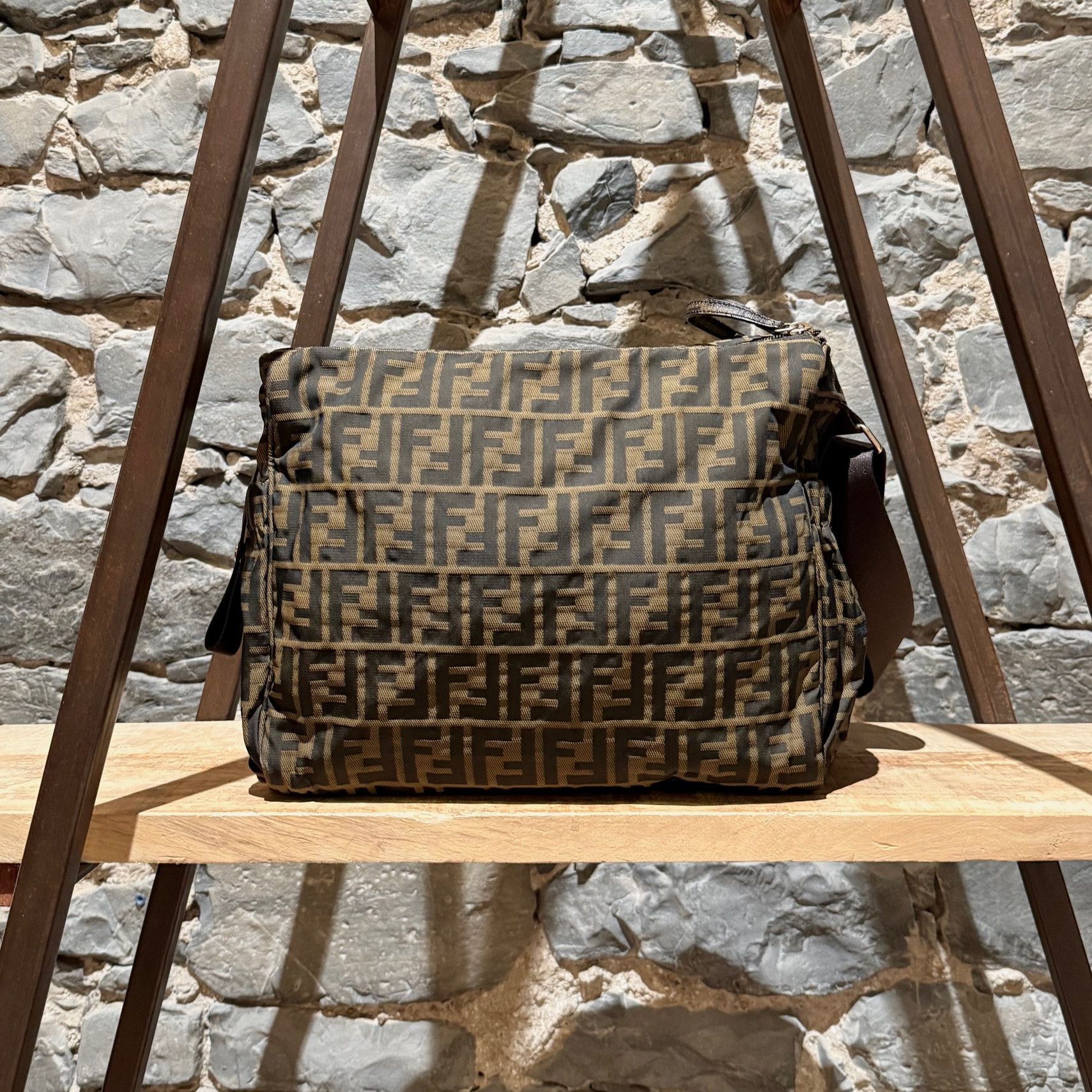 Fendi Fendi FF Zucca Diaper Messenger Bag W/ Changing Pad Size ONE SIZE - 3 Thumbnail