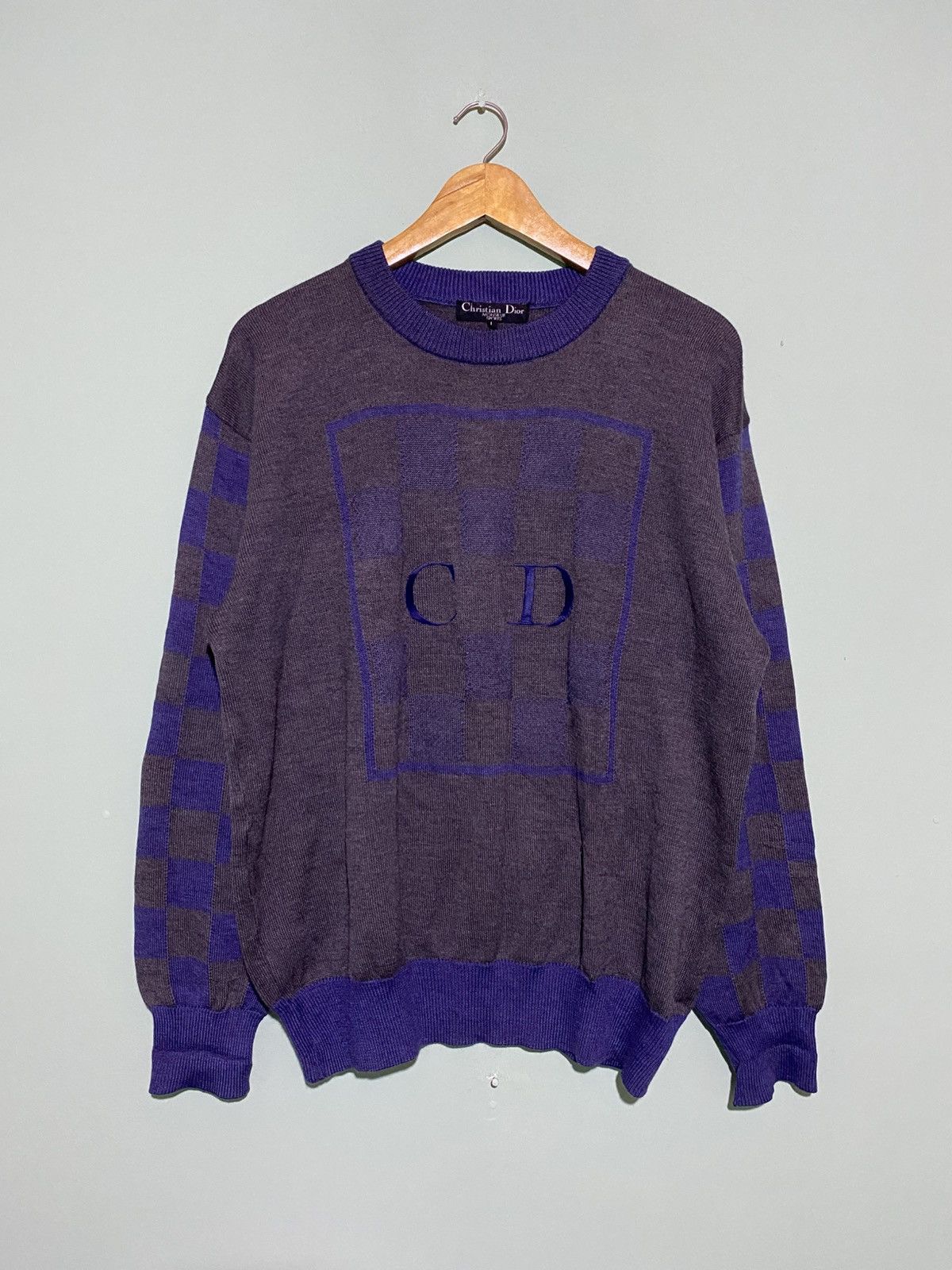 Christian Dior Monsieur VINTAGE JAPAN CHRISTIAN DIOR CD SWEATERS Size US L / EU 52-54 / 3 - 1 Thumbnail