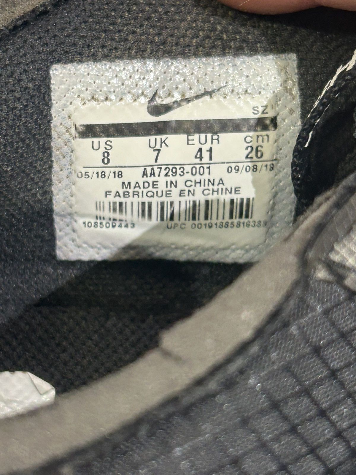 Nike × Off-White Nike Airmax 90 Off-White Black Size US 8 / EU 41 - 10 Thumbnail