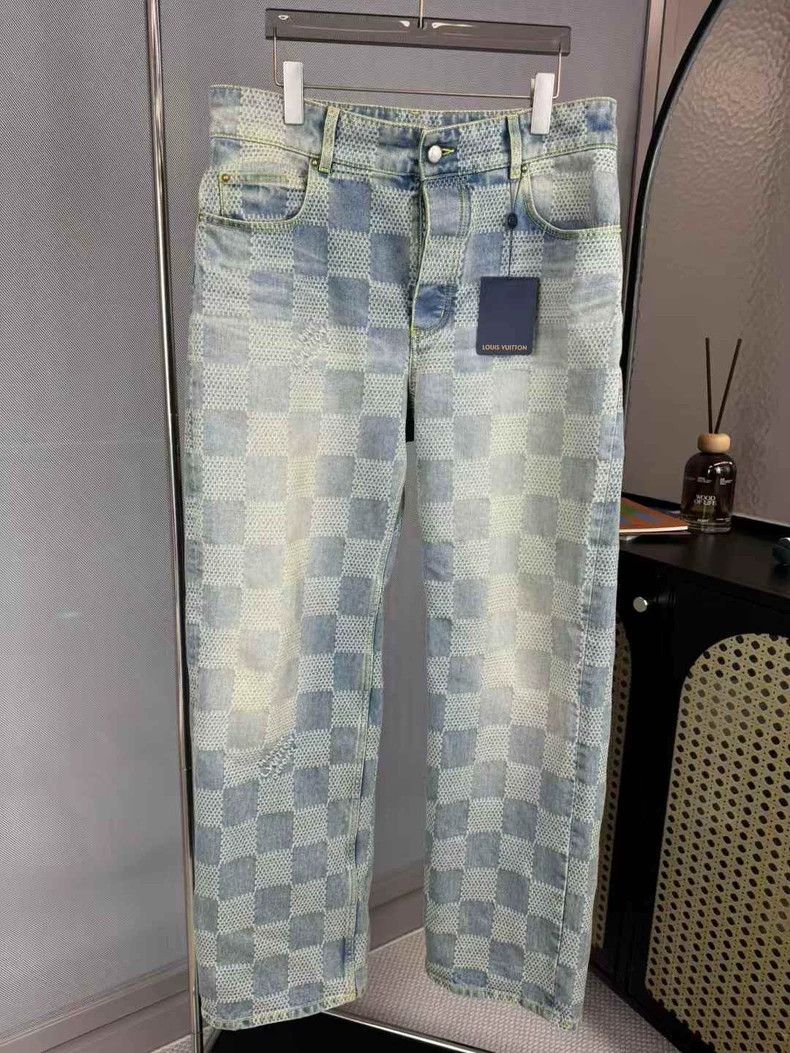 Louis Vuitton Louis Vuitton Checkerboard jeans Size US 32 / EU 48 - 1 Thumbnail