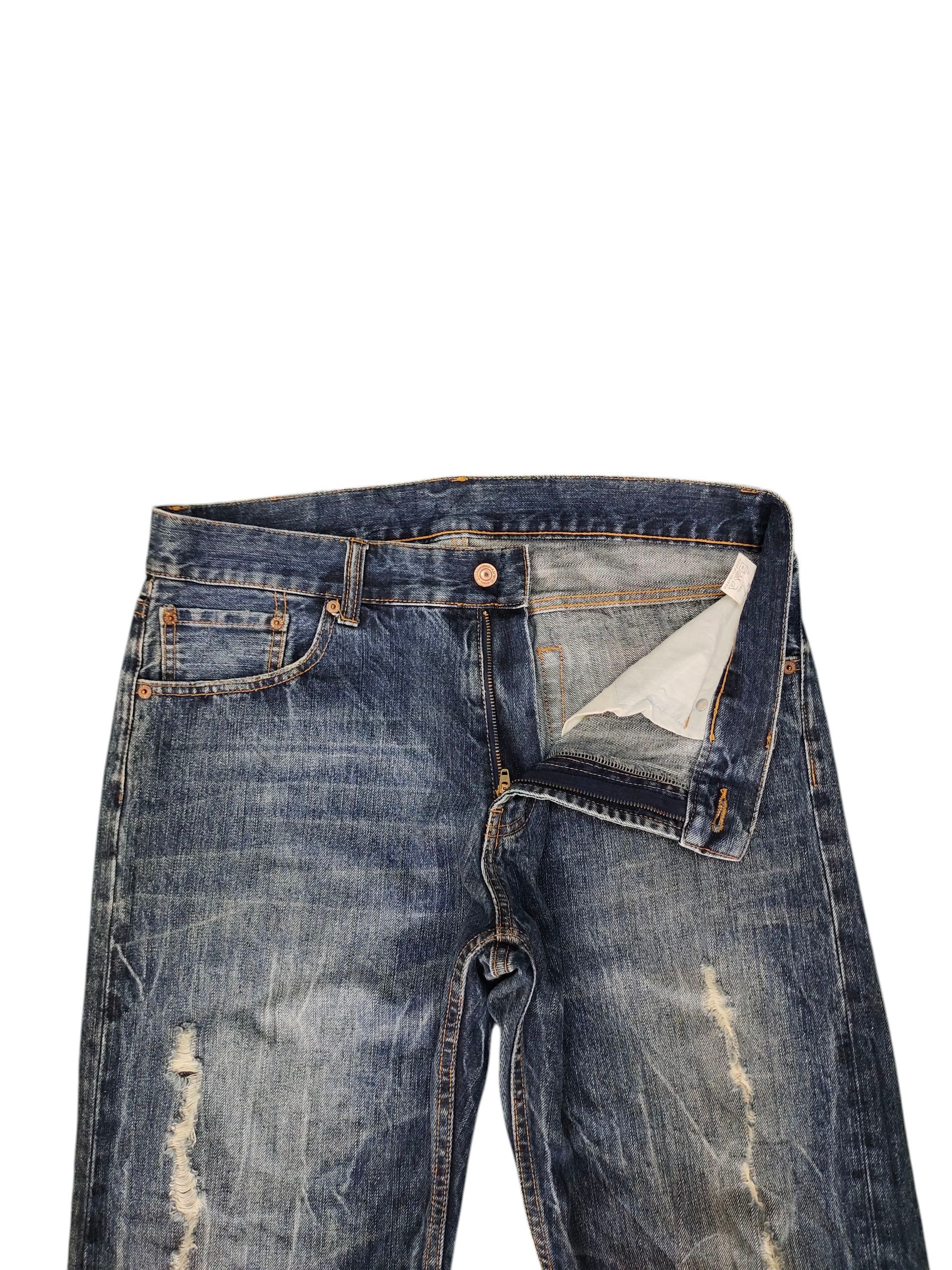 Kapital Vintage Japanese Brand Distress Denim Jeans Ppfm Undercover Size US 34 / EU 50 - 8 Thumbnail