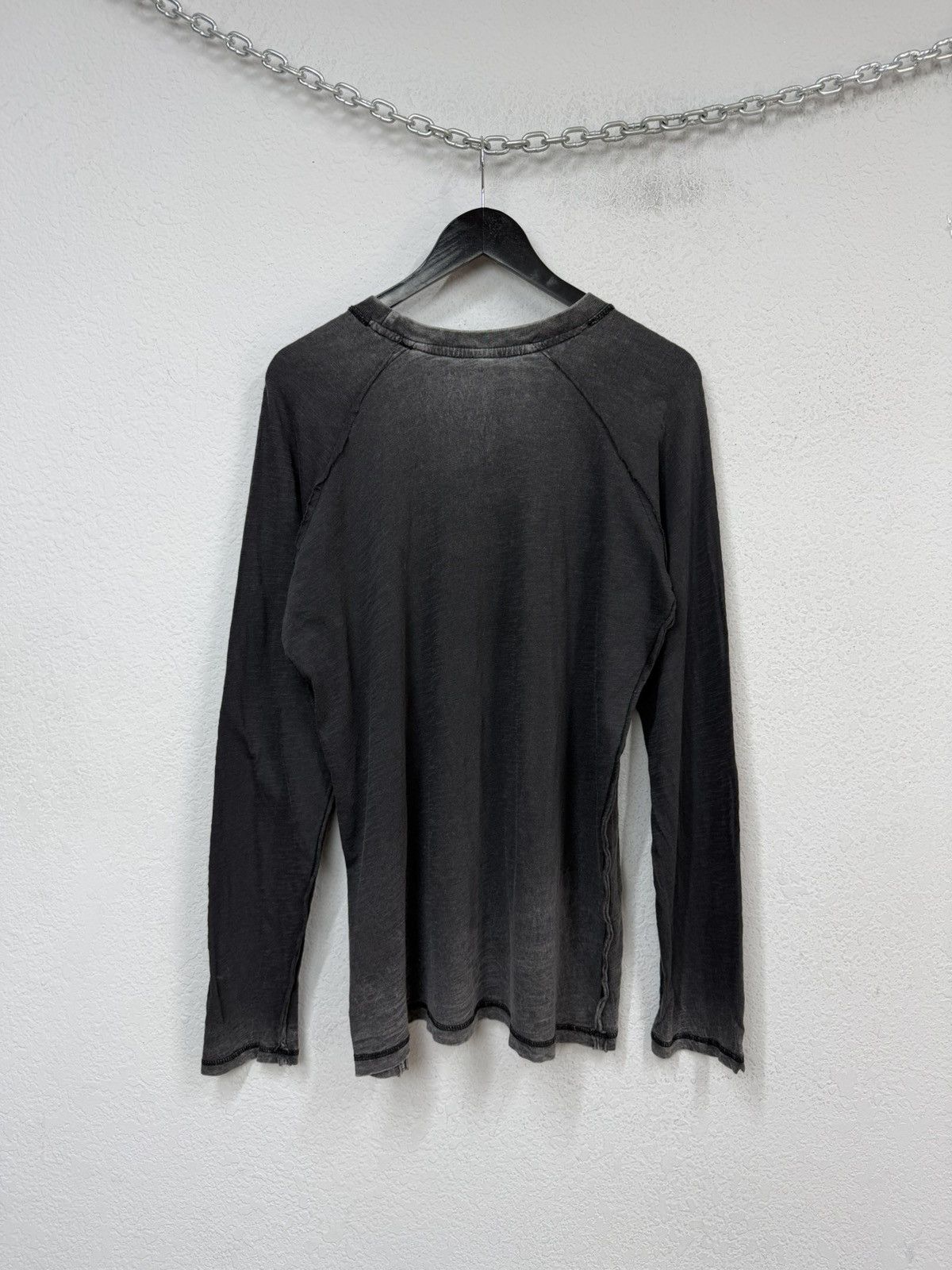 If Six Was Nine Vintage Skull Print Long Sleeve Rick Owens Style Size US L / EU 52-54 / 3 - 10 Thumbnail