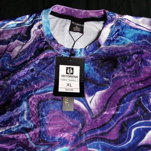 Other NWT Victorious Psychedelic Swirl T-Shirt Size US XL / EU 56 / 4 - 1 Thumbnail