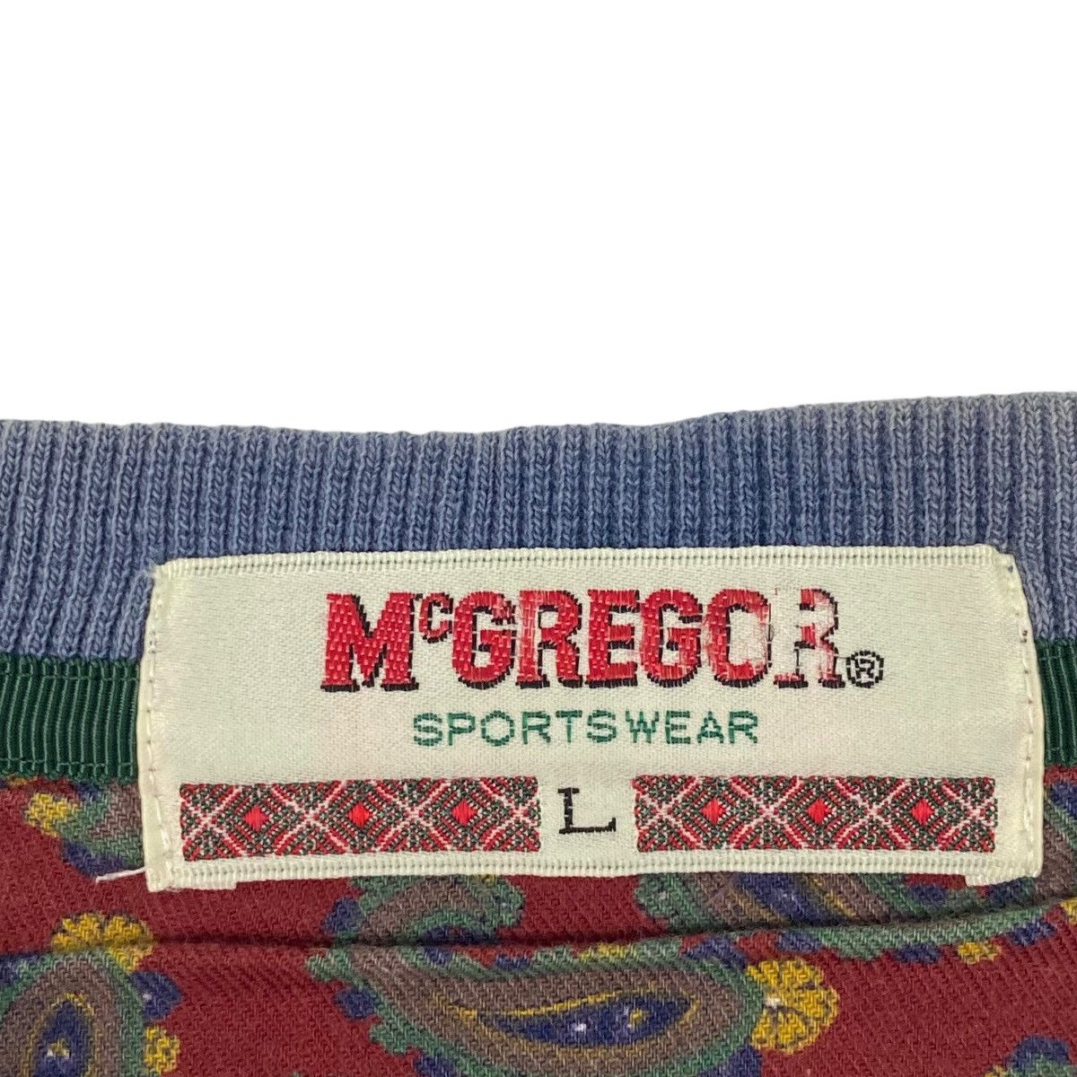 Vintage Vintage Mgrecor Sportwear Big Logo Crewneck Sweatshirt Blue Size US L / EU 52-54 / 3 - 5 Thumbnail