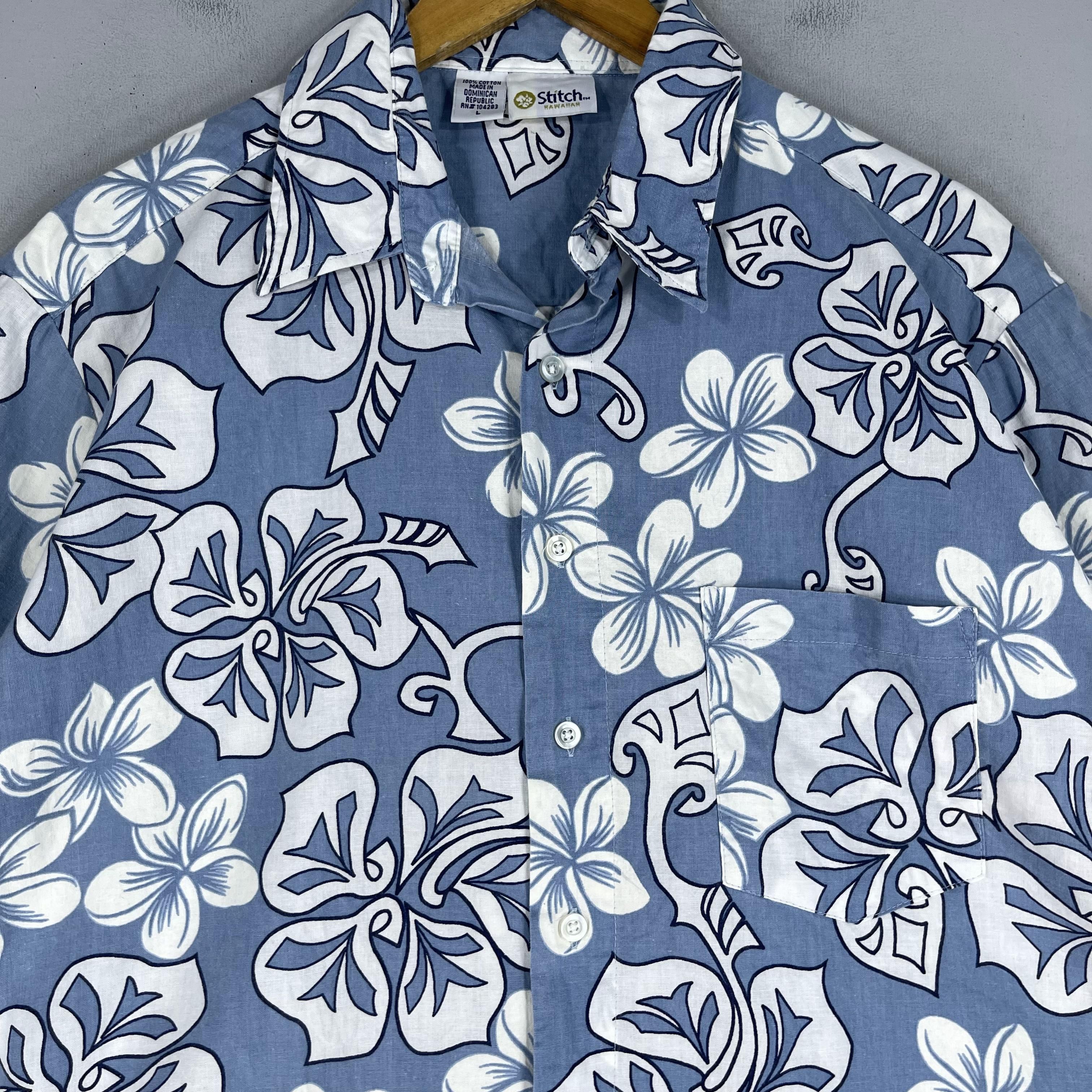 Japanese Brand × Vintage Vintage Hawaiian Hibiscus Floral Motive Printed Button Up Size US L / EU 52-54 / 3 - 2 Thumbnail