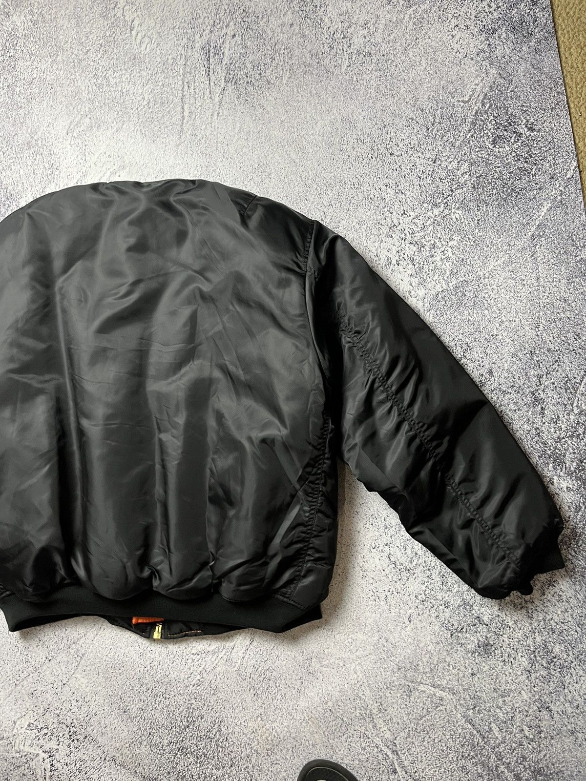 Vintage Vintage Black Reversible Bomber Jacket MA1 Size US XL / EU 56 / 4 - 17 Thumbnail