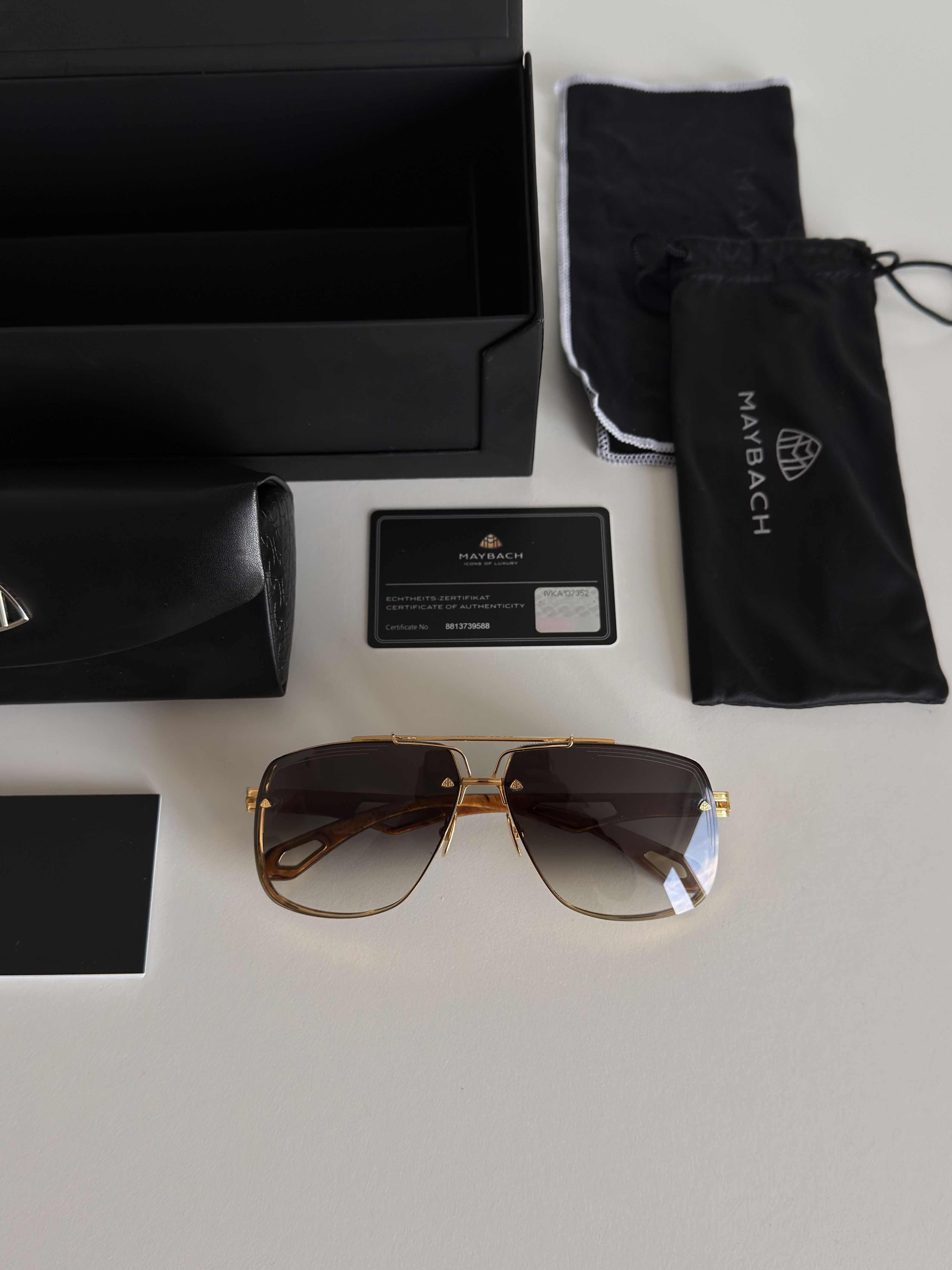 MAYBACH Eyewear Maybach President Sunglasses Size ONE SIZE - 7 Thumbnail