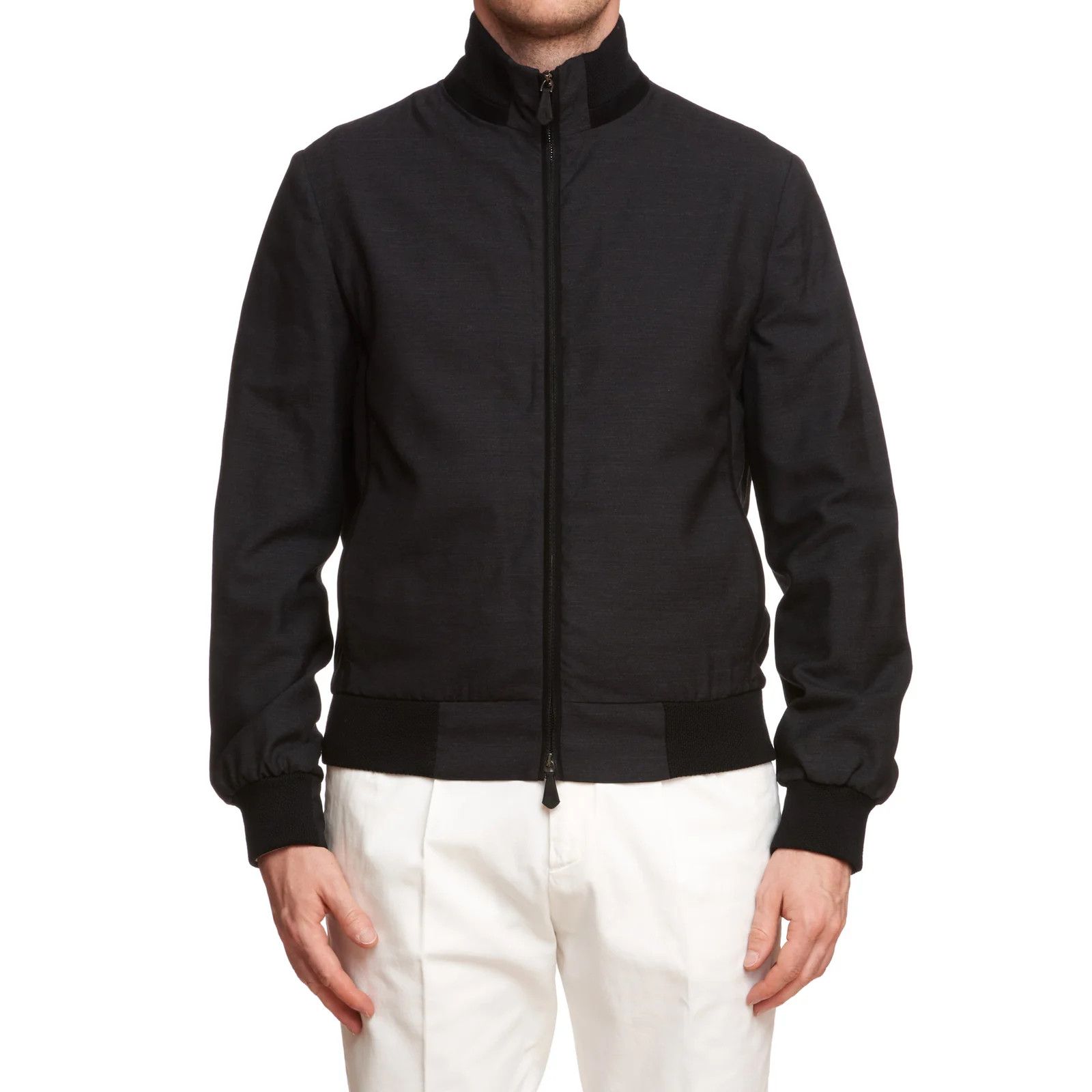 Berluti BERLUTI Paris Charcoal Gray Wool Unlined Blouson Jacket Size US M / EU 48-50 / 2 - 1 Thumbnail