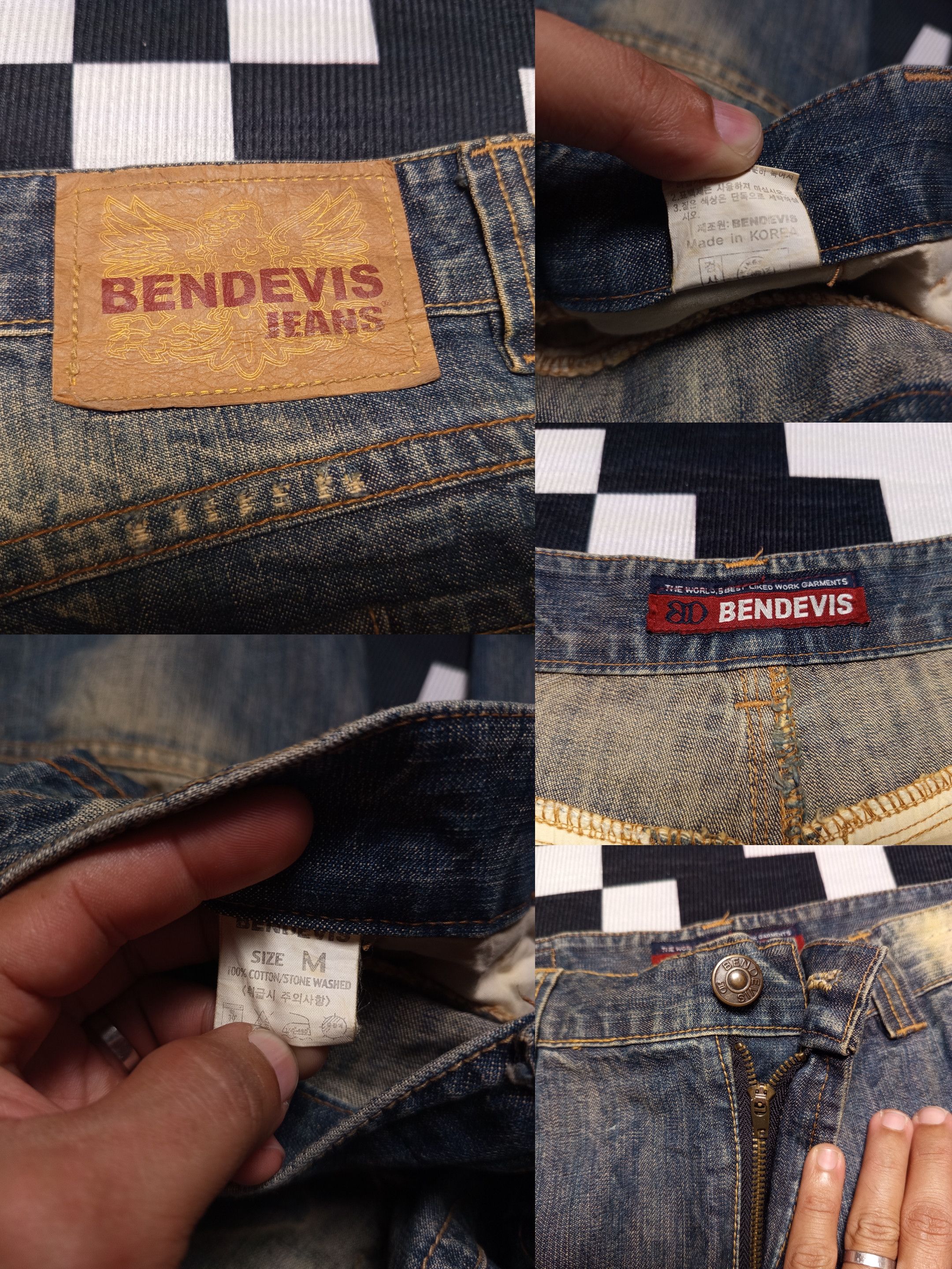 Vintage Rusty Distressed Jean Baggy Grunge Cargo Size US 31 - 4 Thumbnail