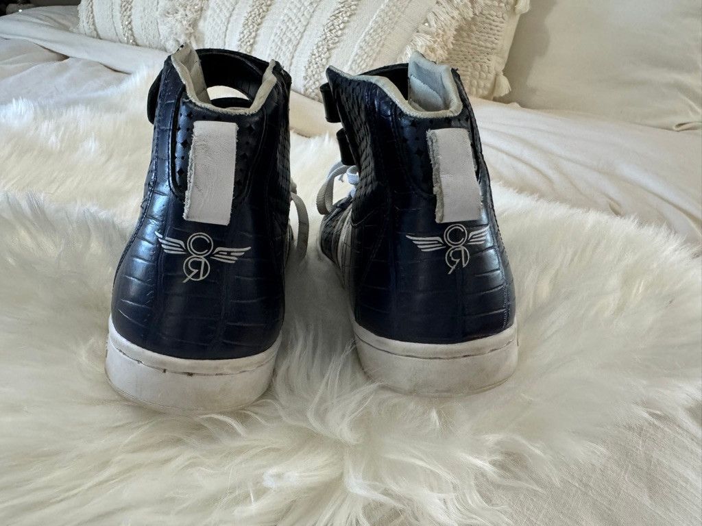 Creative Recreation Creative Recreation | Blue Croc Embossed Sneakers | 12 Size US 12 / EU 45 - 5 Thumbnail