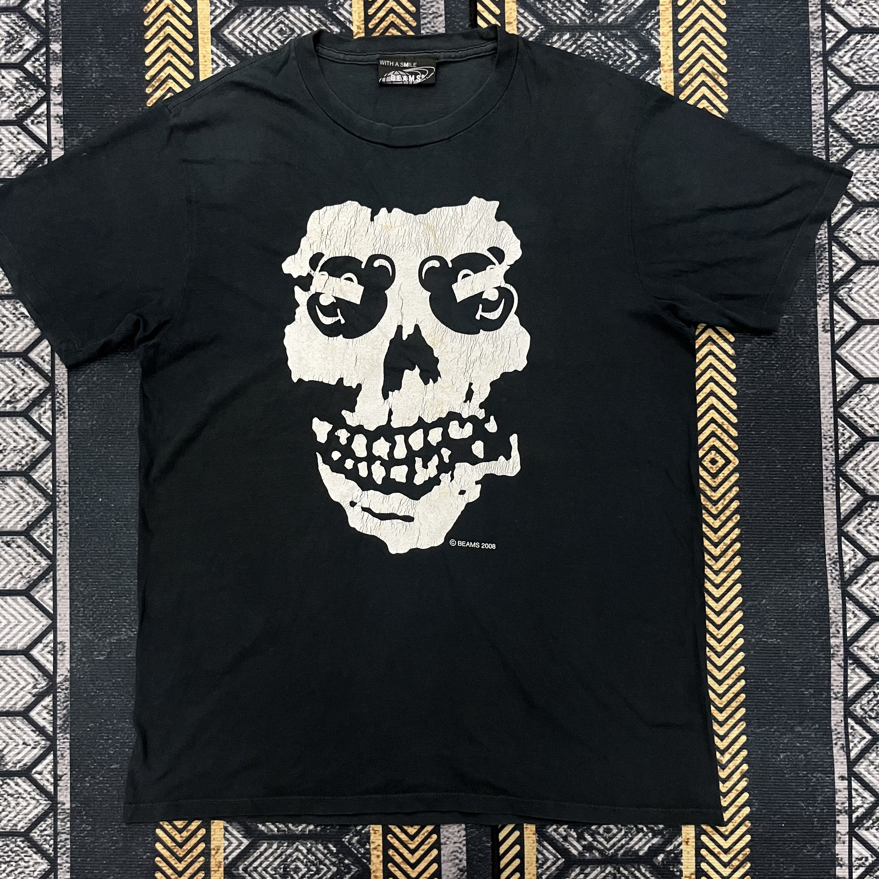 Expert Horror Offer Me🔥 BEAMS X MISFITS PUNK Sunfaded TEE Size US M / EU 48-50 / 2 - 2 Thumbnail