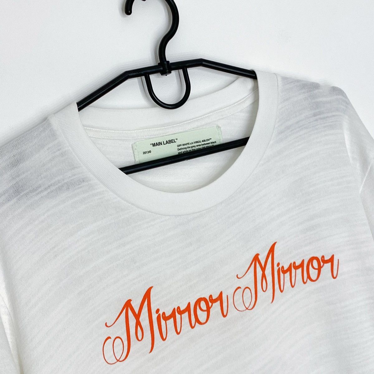 Off-White Off-White Mirror Mirror On the Wall Tee / T Shirt Size US S / EU 44-46 / 1 - 7 Thumbnail