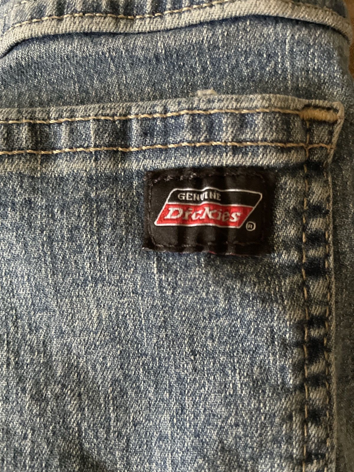 Dickies × Vintage Y2K Dickies Relaxed Fit Carpenter Jorts Jean Shorts Denim 36 Size US 36 / EU 52 - 11 Thumbnail