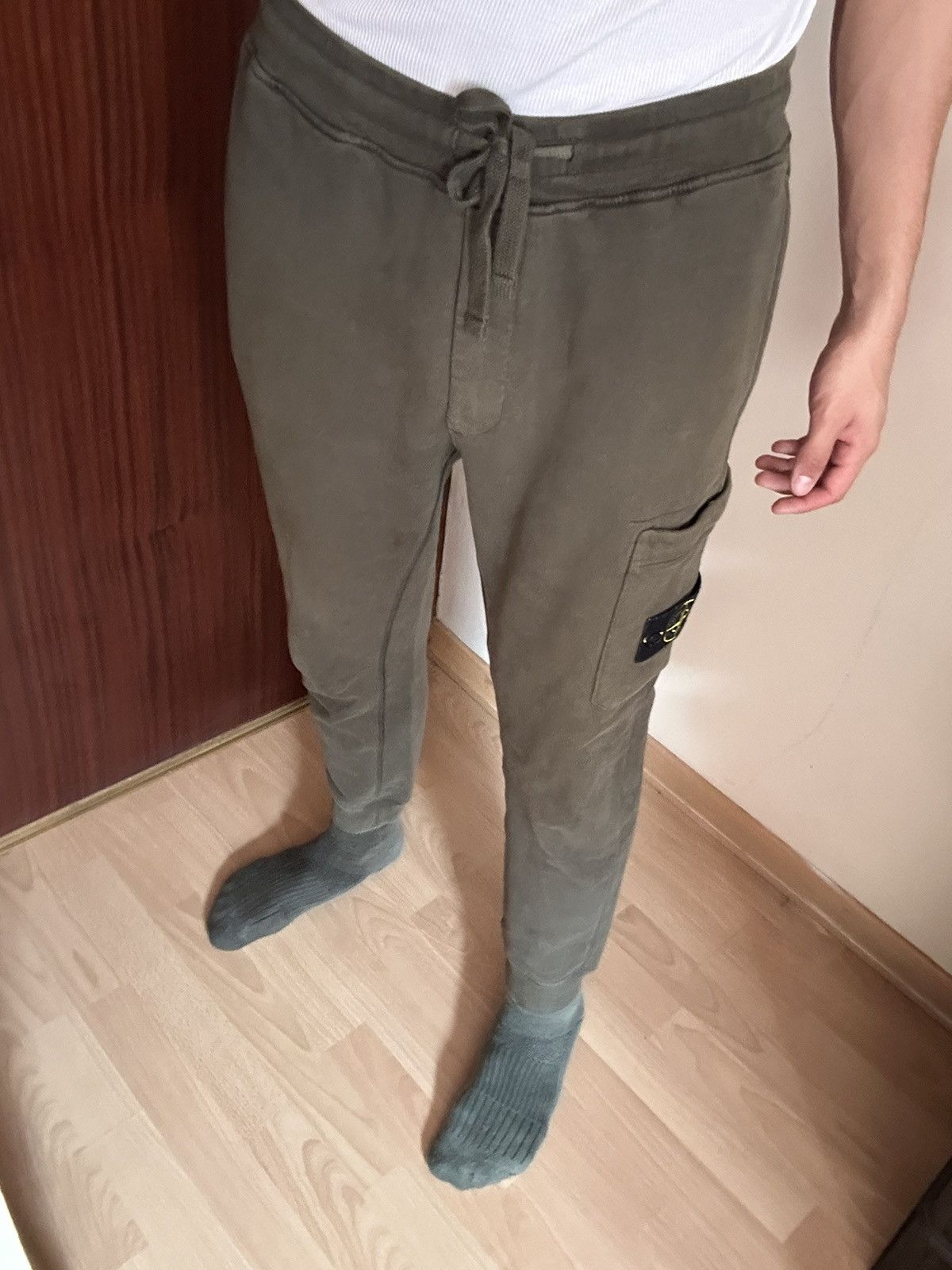 Stone Island Stone Island Green Patch Sweatpants Size US 38 / EU 54 - 13 Thumbnail