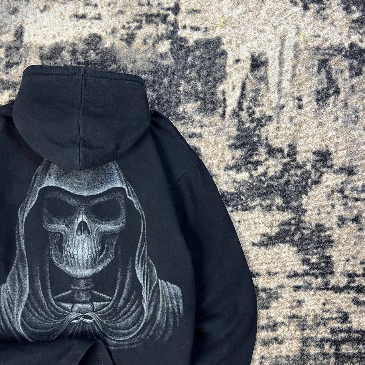 Vintage Skeleton Vintage Y2K Big Logo Two-Sides Logo Hoodie Size US L / EU 52-54 / 3 - 6 Thumbnail