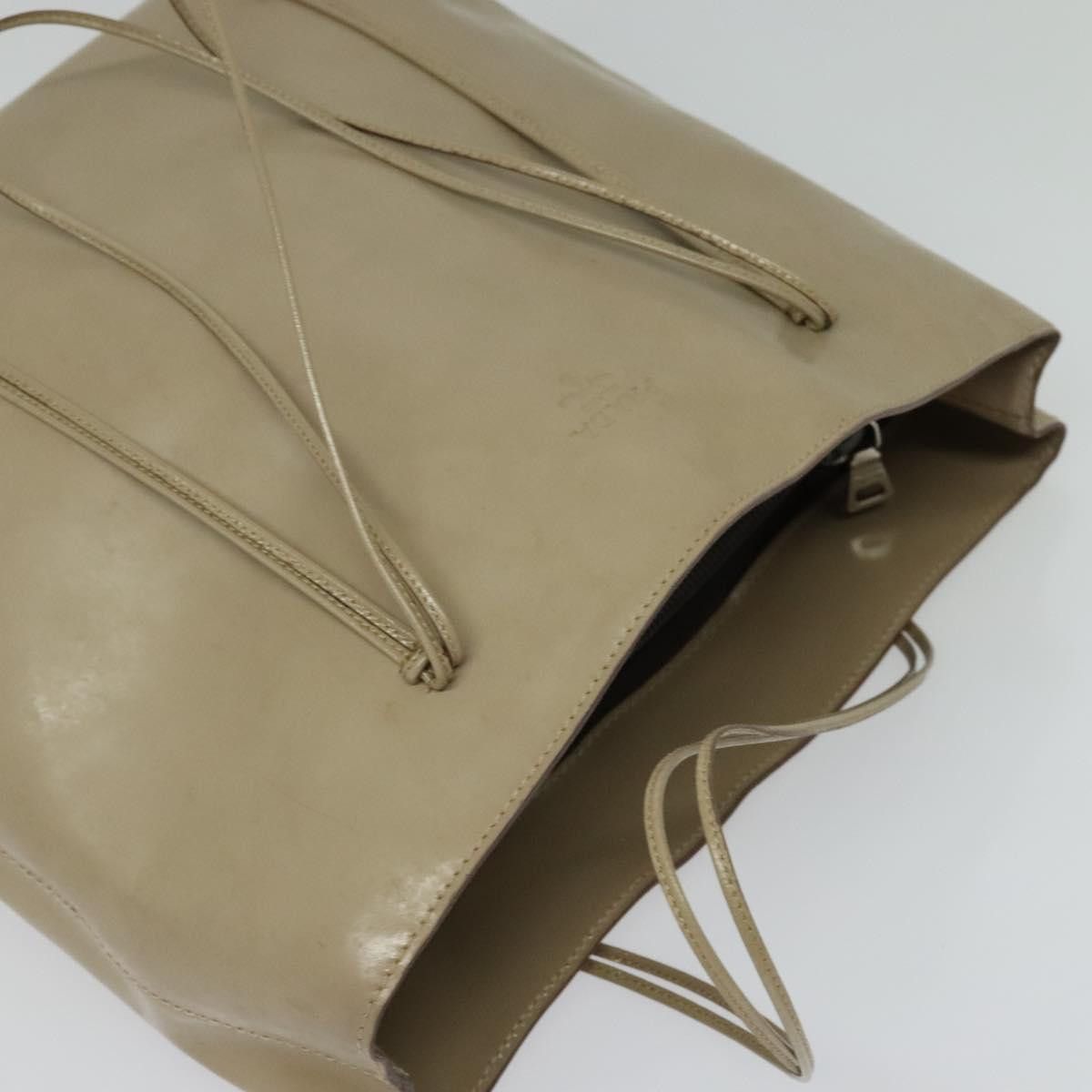 Prada PRADA Hand Bag Patent Leather Beige Size ONE SIZE - 6 Thumbnail