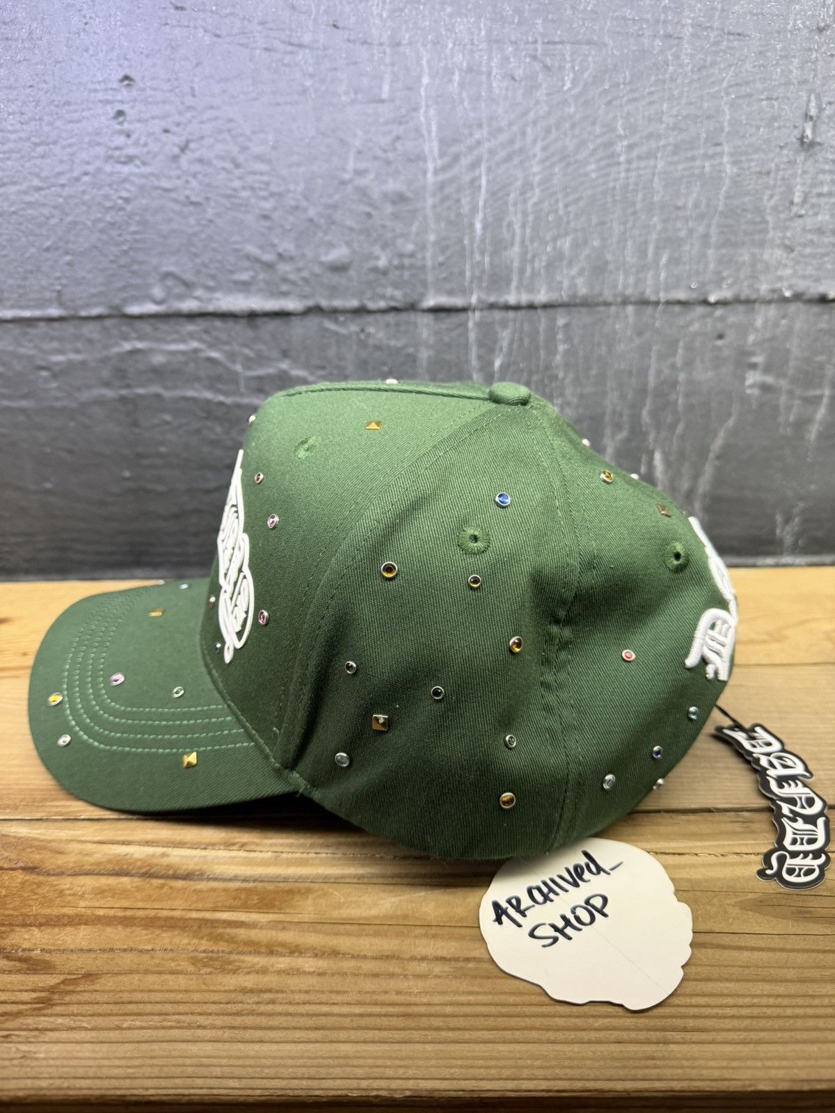 Other DANDY HATS 10 Year Anniversary GREEN / WHITE Snapback Size ONE SIZE - 2 Thumbnail