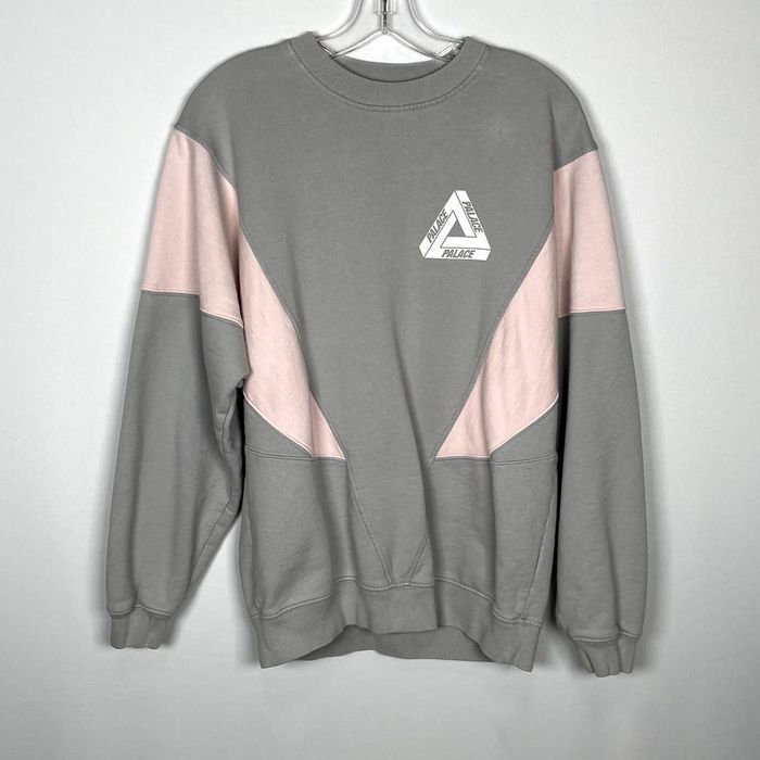 Palace Palace Skateboards Colorblock Grey Tri Ferg Sweatshirt L