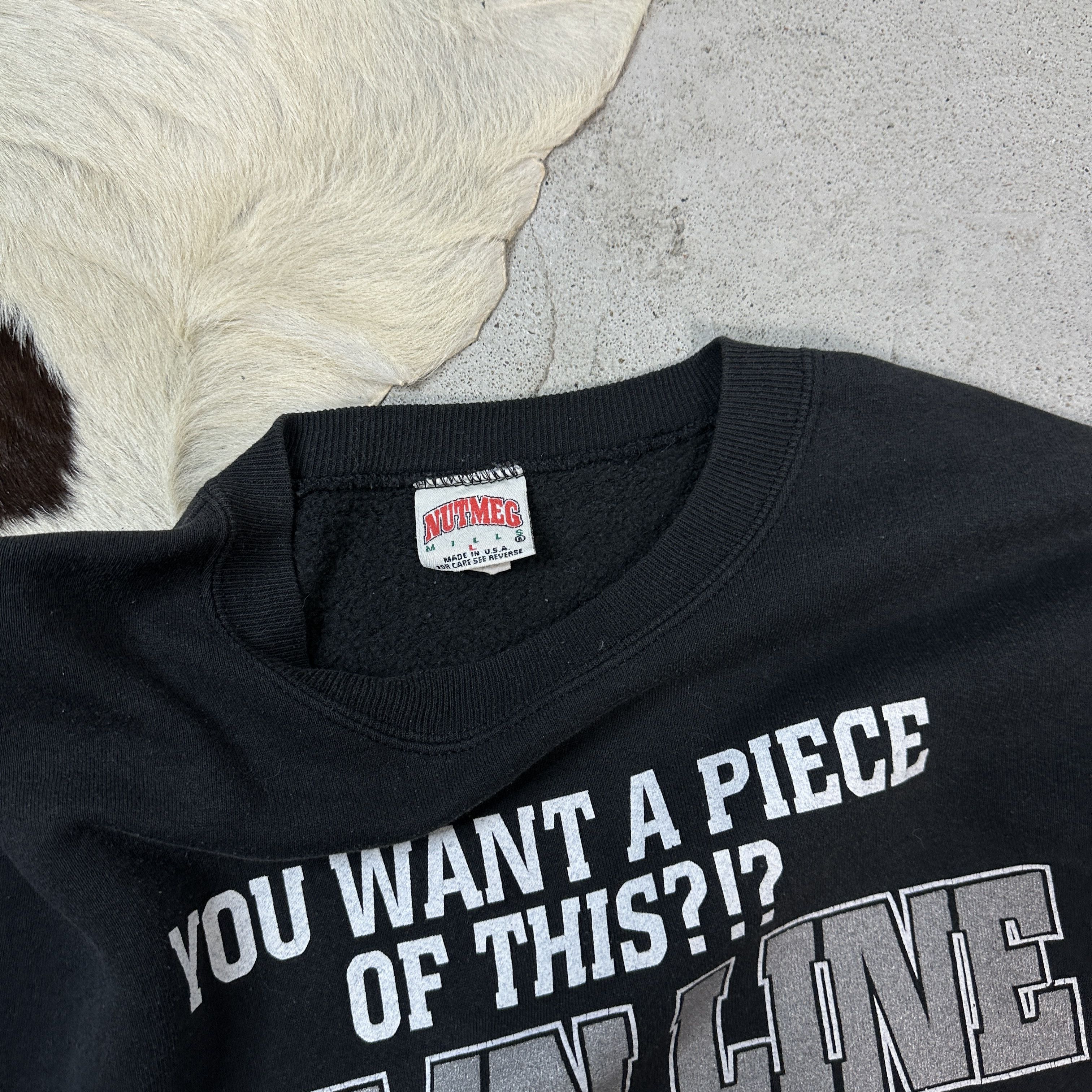 NFL × Vintage Vintage NFL Raiders 90s Sweatshirt Size US L / EU 52-54 / 3 - 5 Thumbnail
