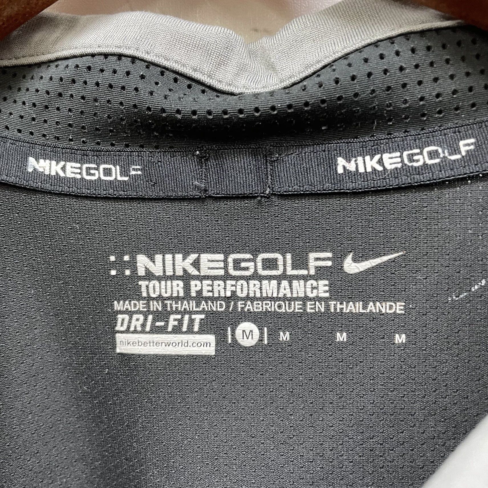 Nike NikeGolf Dri-Fit Tour Polo Shirt Mens M Gray Athletic Stretchy Shirt Size US M / EU 48-50 / 2 - 4 Thumbnail