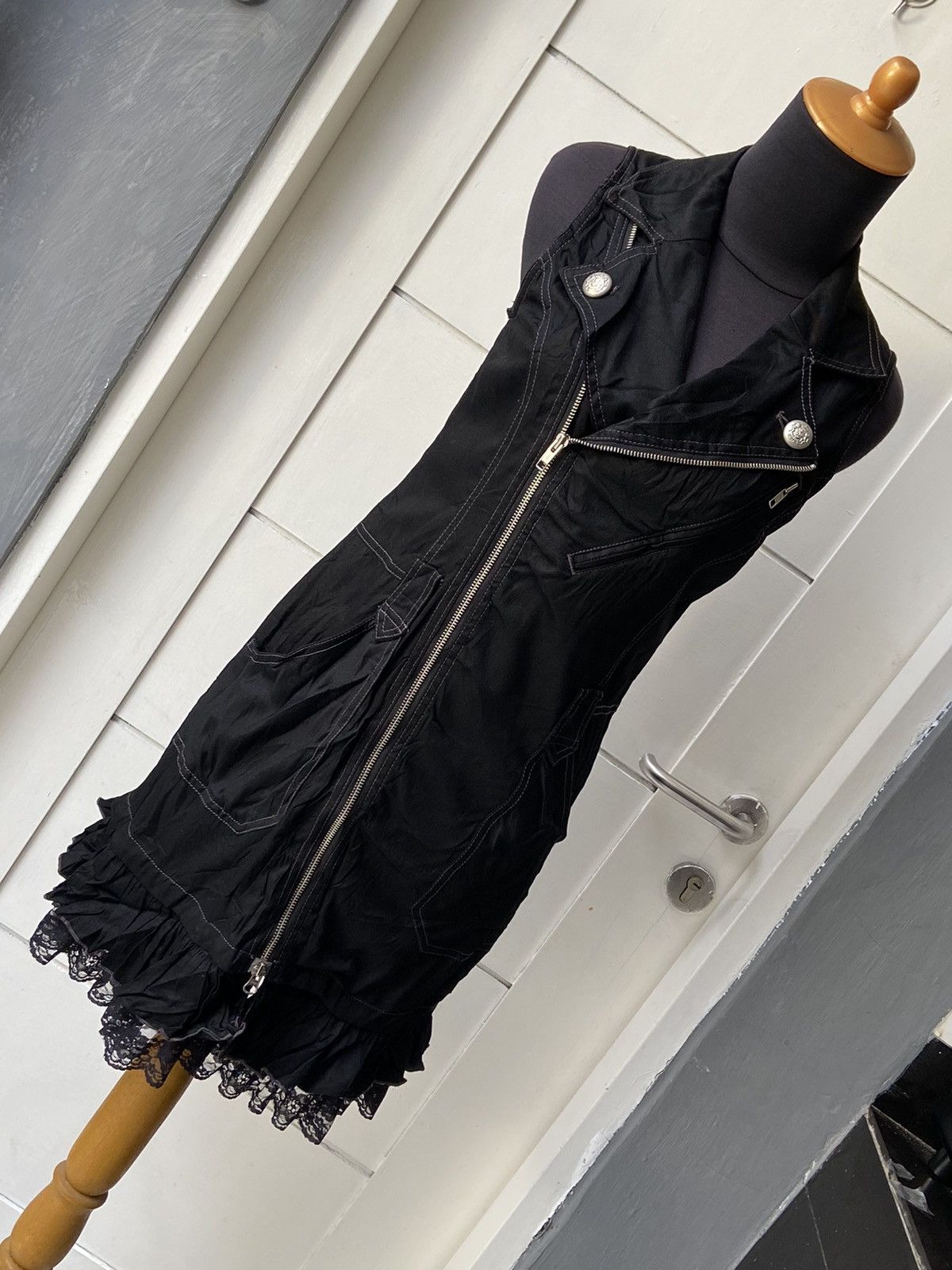 Designer × Japanese Brand × Seditionaries ALGONQUINS Black Dress Size XS / US 0-2 / IT 36-38 - 8 Thumbnail