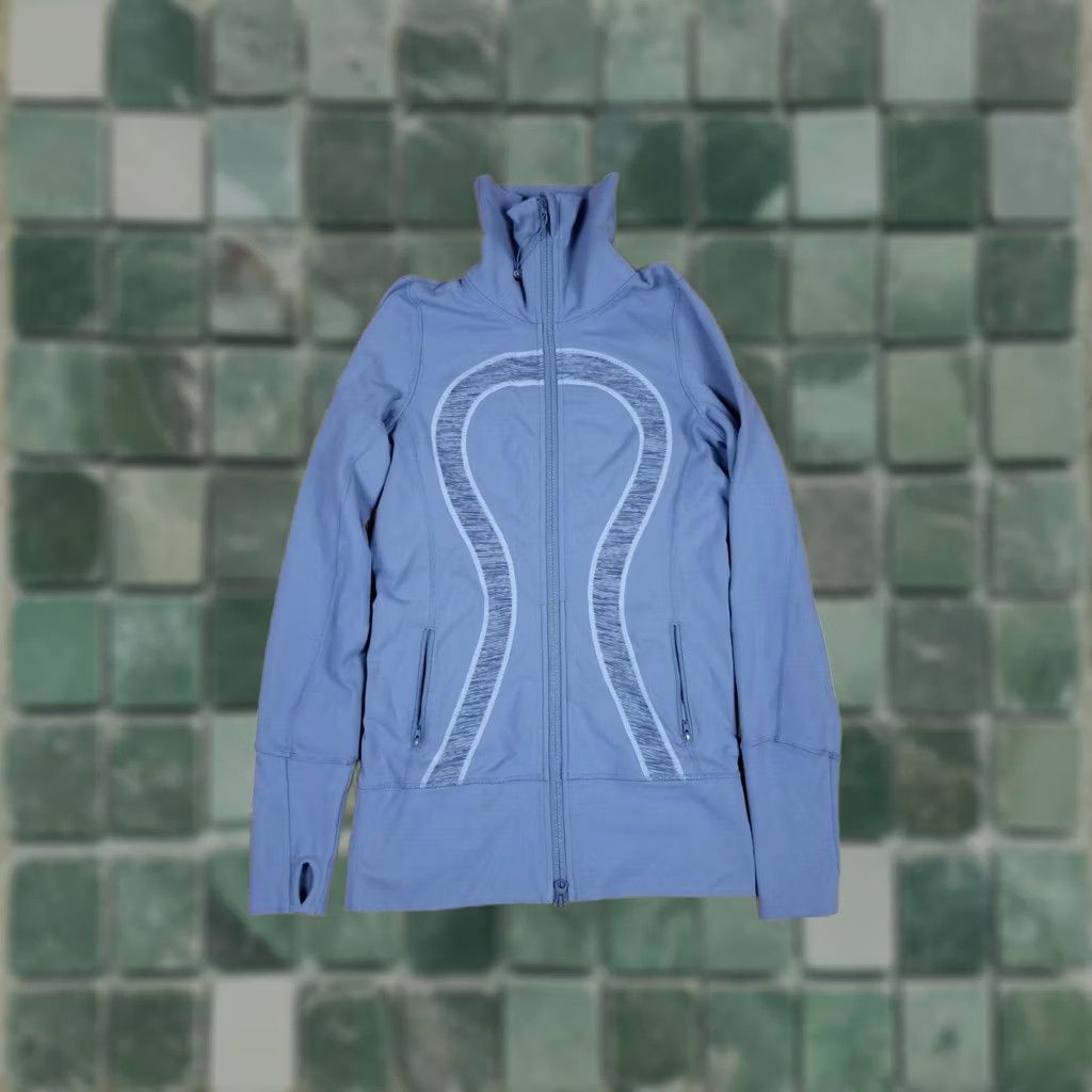 Lululemon VINTAGE LULULEMON YOGA FULL ZIP UP JACKET WOMEN'S L SZ Gray Jacket Womens 90s Retro Rock USA London Short? Size L / US 10 / IT 46 - 1 Thumbnail