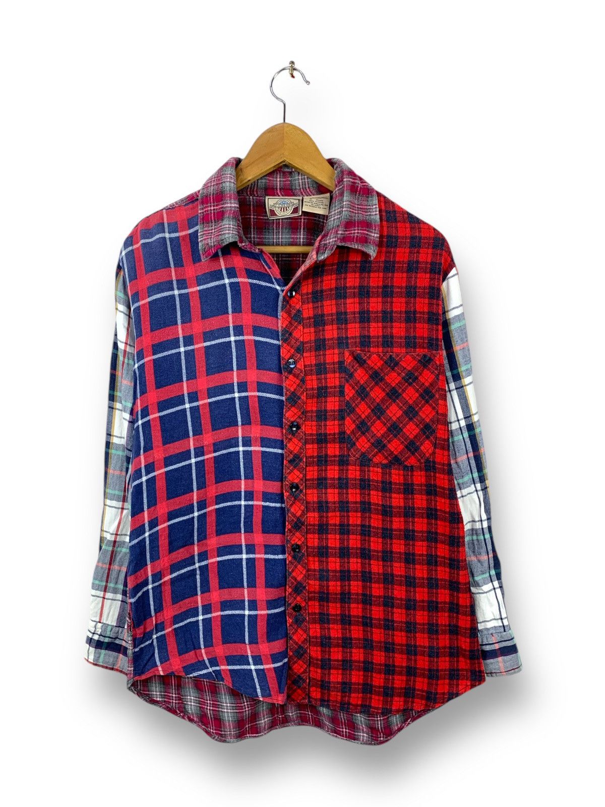 Other Rare! US Blues Multi Cuts Flannel like Needles Size US M / EU 48-50 / 2 - 1 Thumbnail