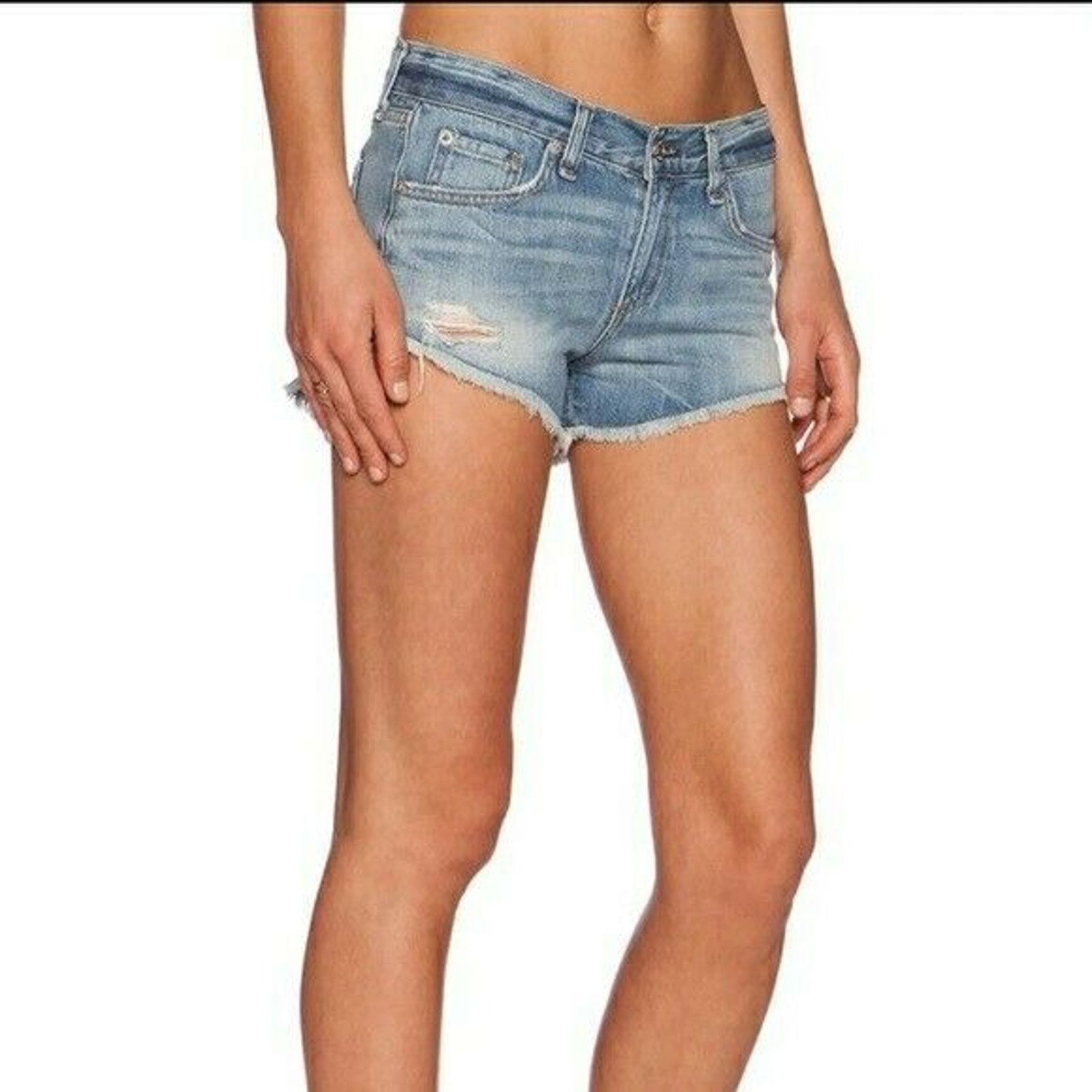 Rag & Bone Rag & Bone Cut Off Jean Denim Shorts La Quinta Size 30 Size 30" / US 8 / IT 44 - 2 Thumbnail