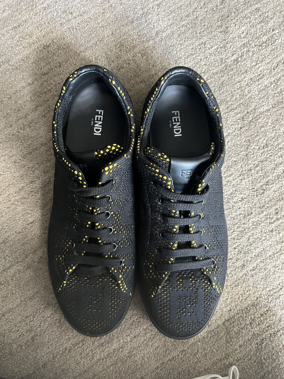 Fendi Fendi Mesh Lace-Up Sneakers Size US 8 / EU 41 - 2 Thumbnail