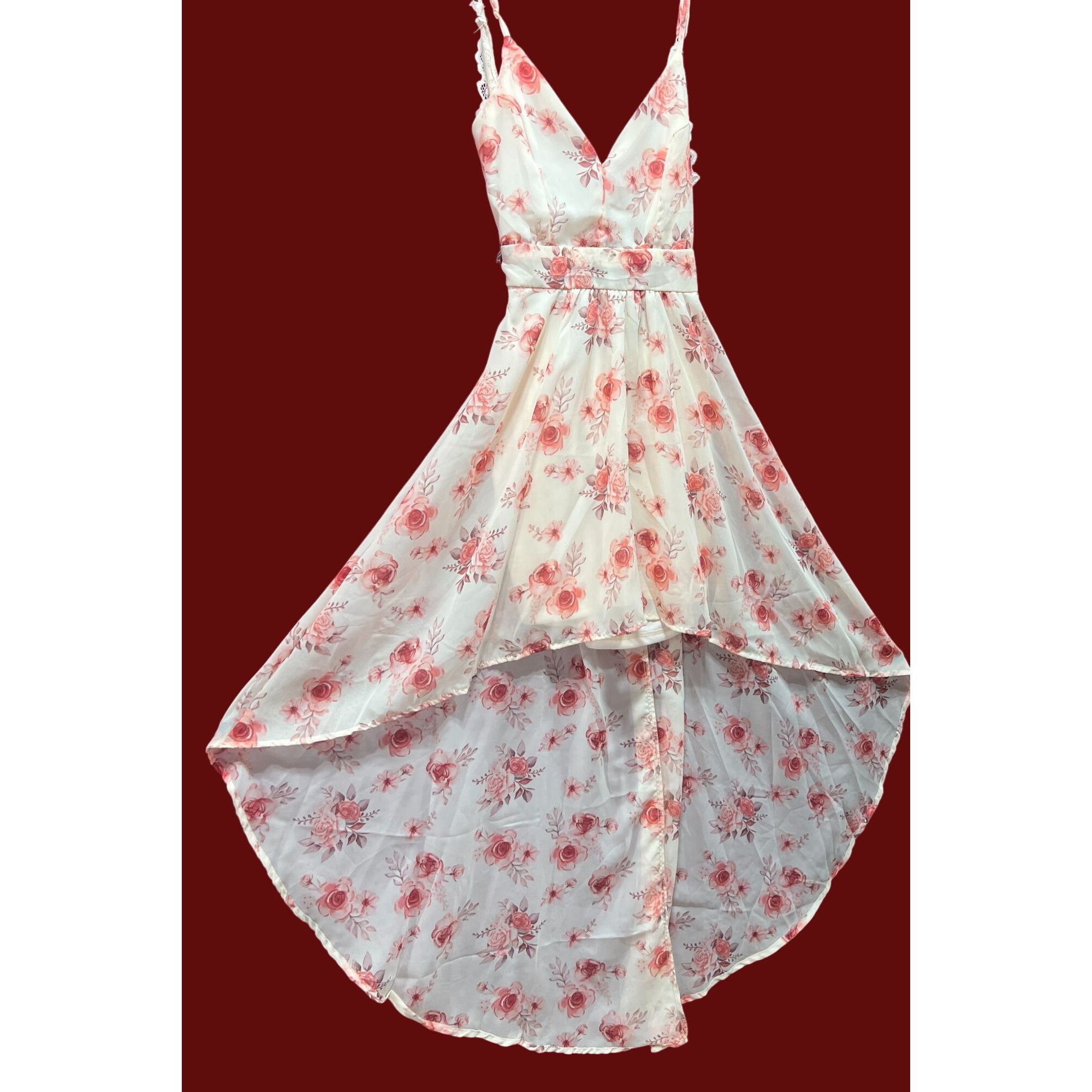 rue21 Rue 21 - Women's Summer Sleeveless High Low Hem Ruffle - Flo Size XS / US 0-2 / IT 36-38 - 20 Thumbnail