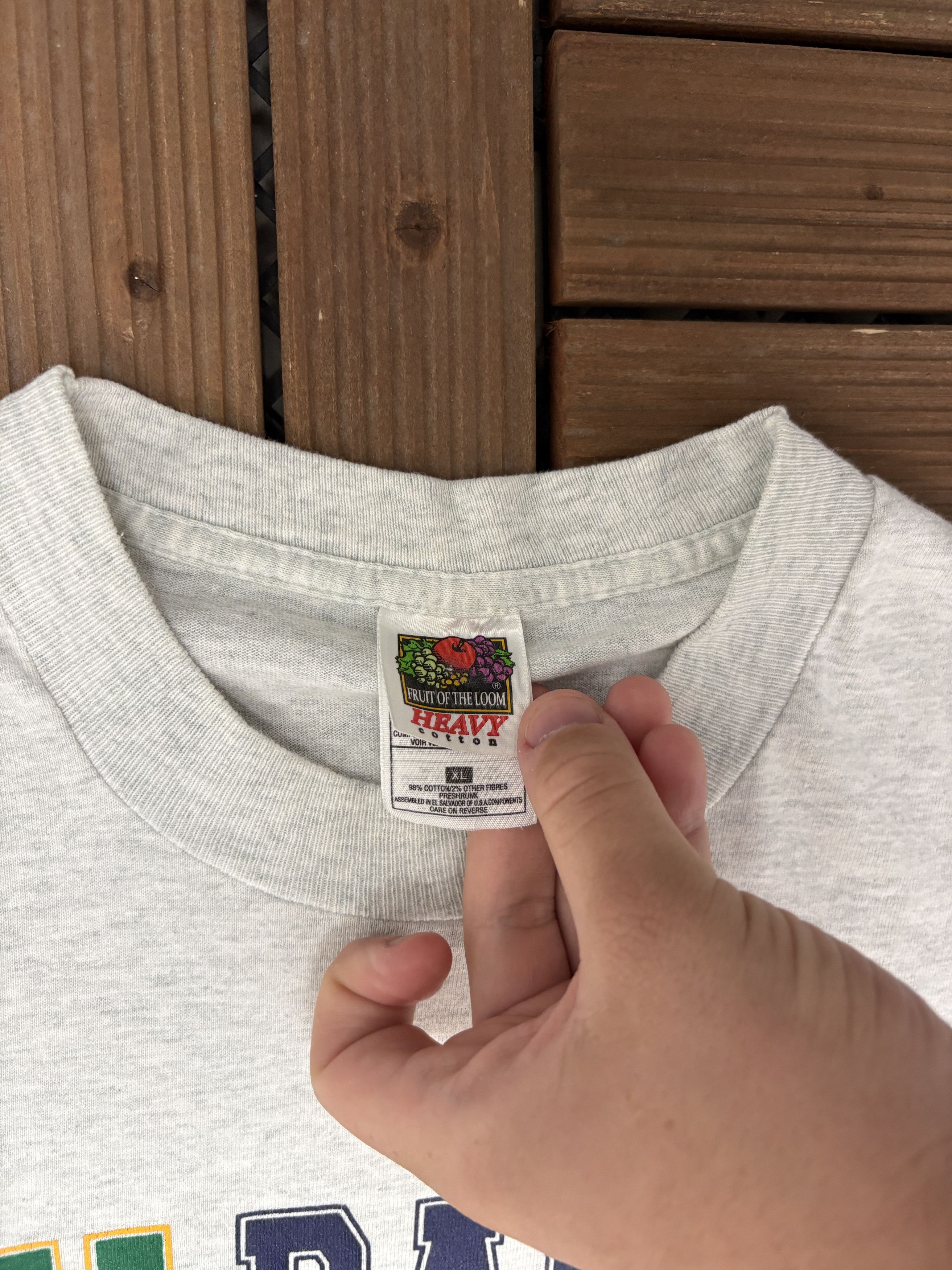 Vintage Green Bay Packers Showdown In Titletown Vintage Grey Tee Size US XL / EU 56 / 4 - 5 Thumbnail
