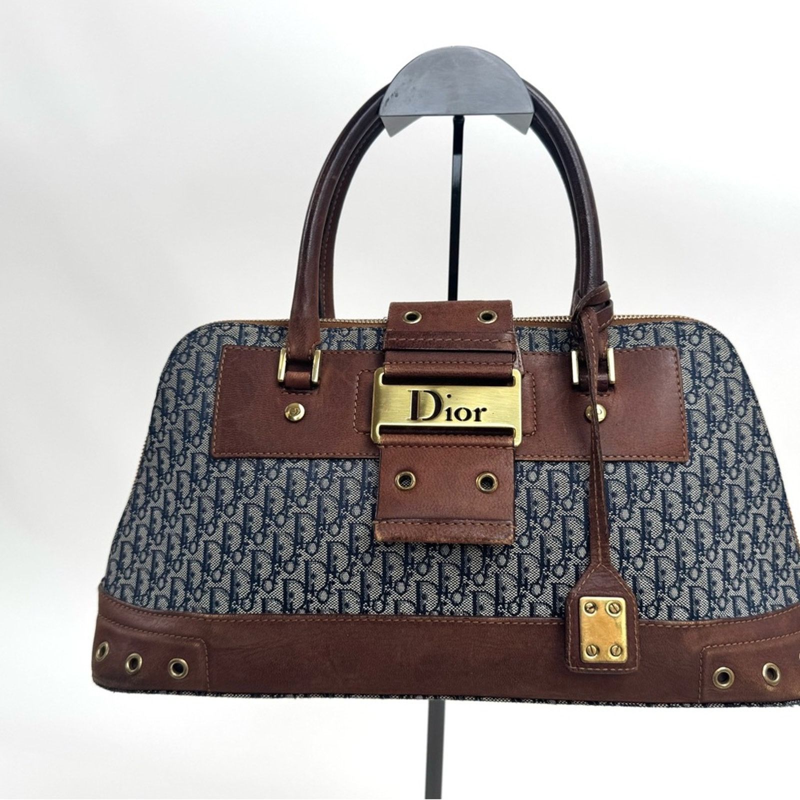 Dior Christian Dior Diorissimo Trotter Street Chic Dome handbag Size ONE SIZE - 4 Thumbnail