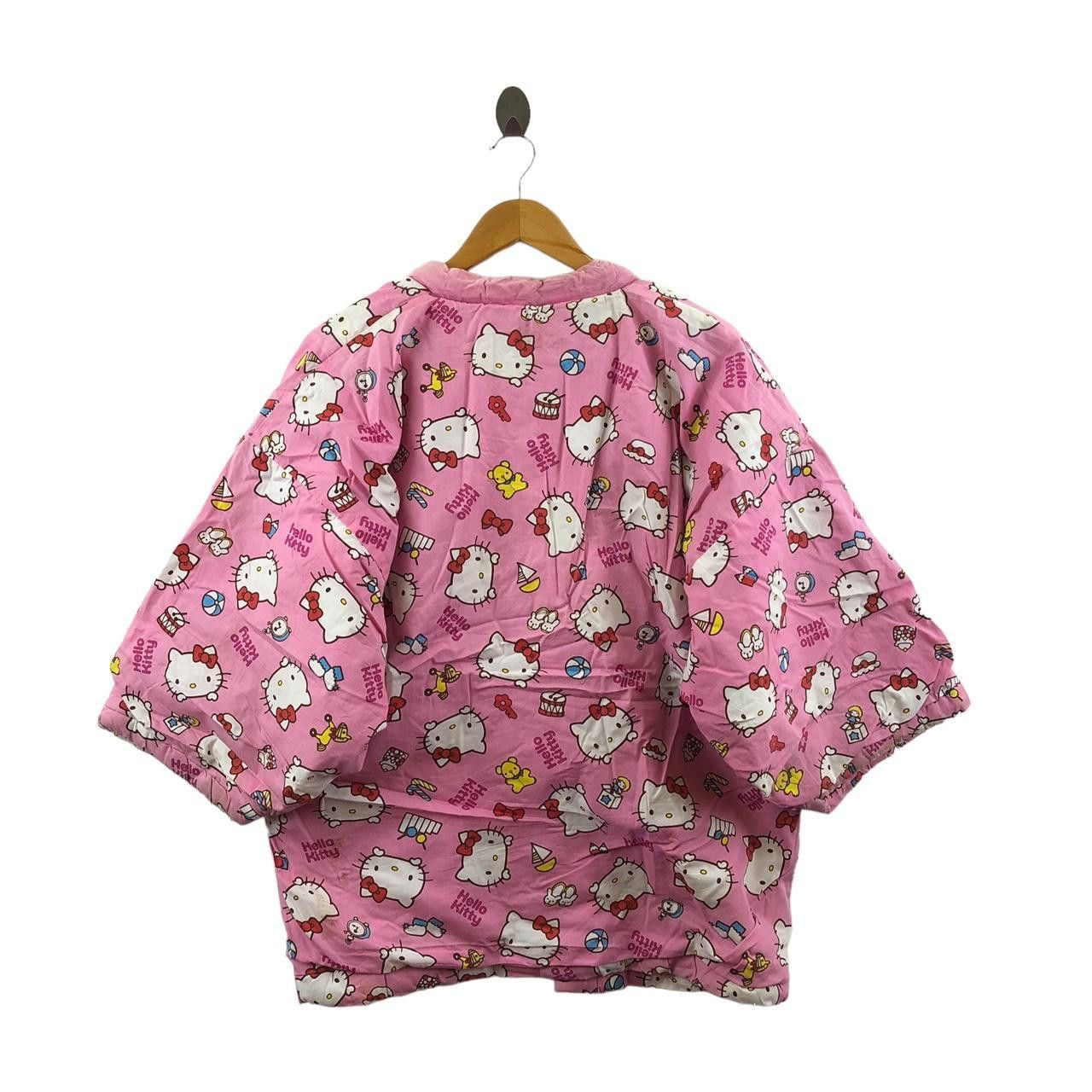 Other HELLO KITTY JAPAN Over Print Pink Robe Kimono Pyjamas Size M / US 6-8 / IT 42-44 - 2 Thumbnail