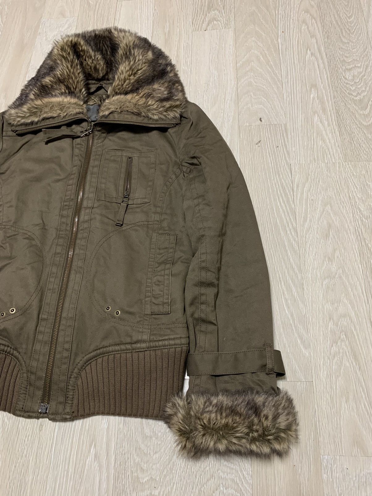 If Six Was Nine × Vintage Vinatge faux fur bomber jacket Size M / US 6-8 / IT 42-44 - 3 Thumbnail