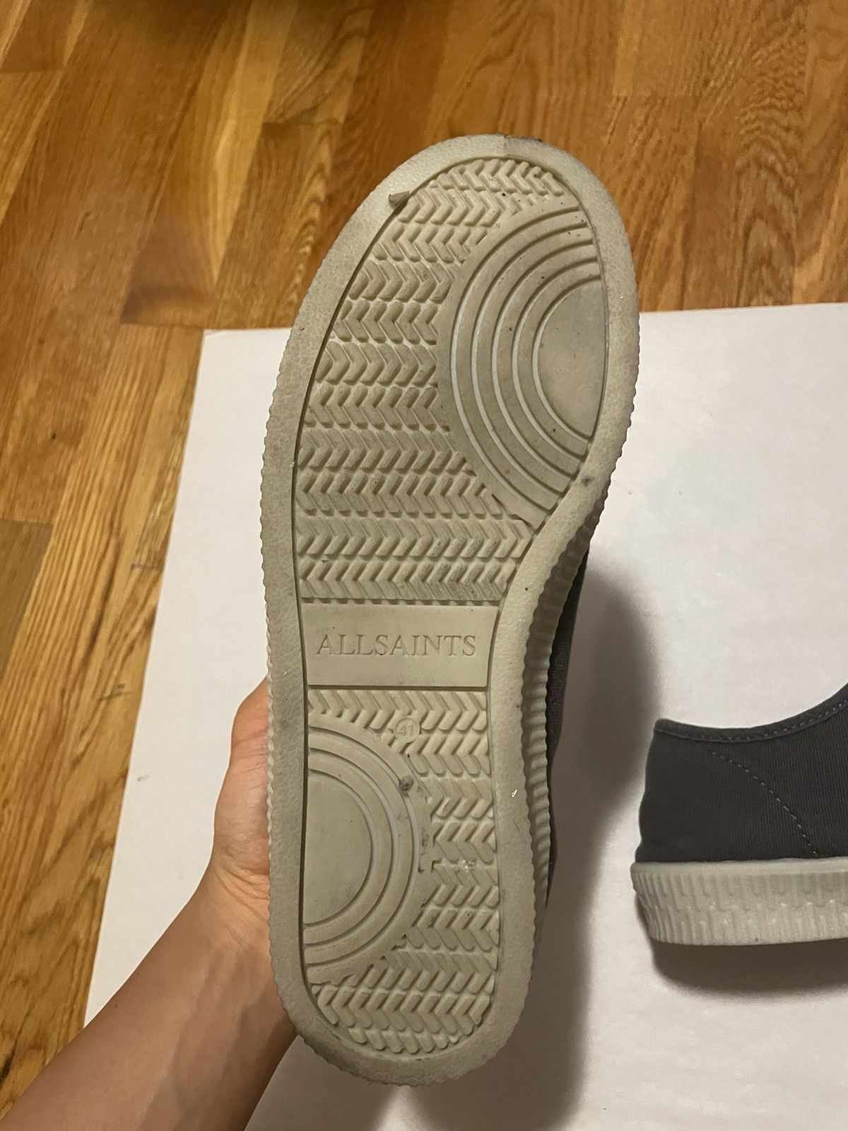 Allsaints Allsaints grey low top sneakers Size US 8 / EU 41 - 3 Thumbnail