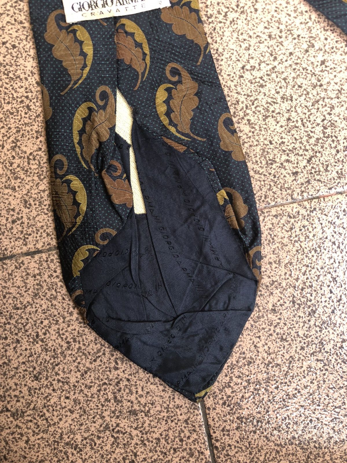 Giorgio Armani Giorgio armani pattern tie Size ONE SIZE - 4 Thumbnail