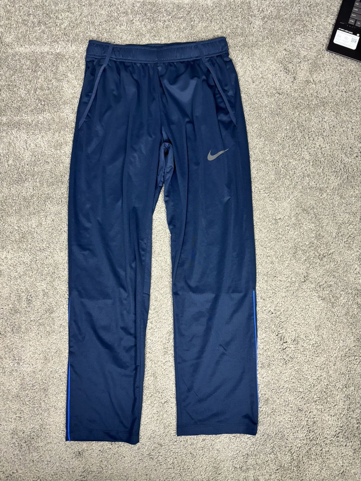 Nike Blue nike running yoga track pants Size US 32 / EU 48 - 4 Thumbnail