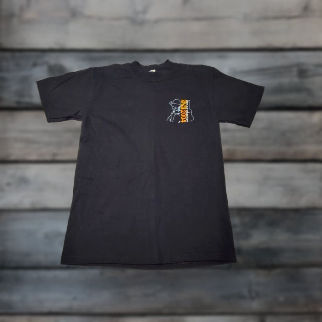 Jerzees VINTAGE Kenny Chesney T-Shirt Black Size Small Men’s Short Sleeve Cotton 2004 Fan Club EUC Classic Music Band Mens S Size US S / EU 44-46 / 1 - 1 Thumbnail