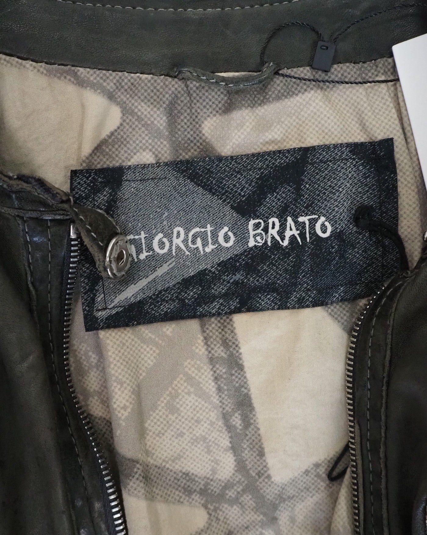 Giorgio Brato Giorgio Brato Vegetable Tanned LeatherJacketwithPatches$1225 Size US S / EU 44-46 / 1 - 4 Thumbnail