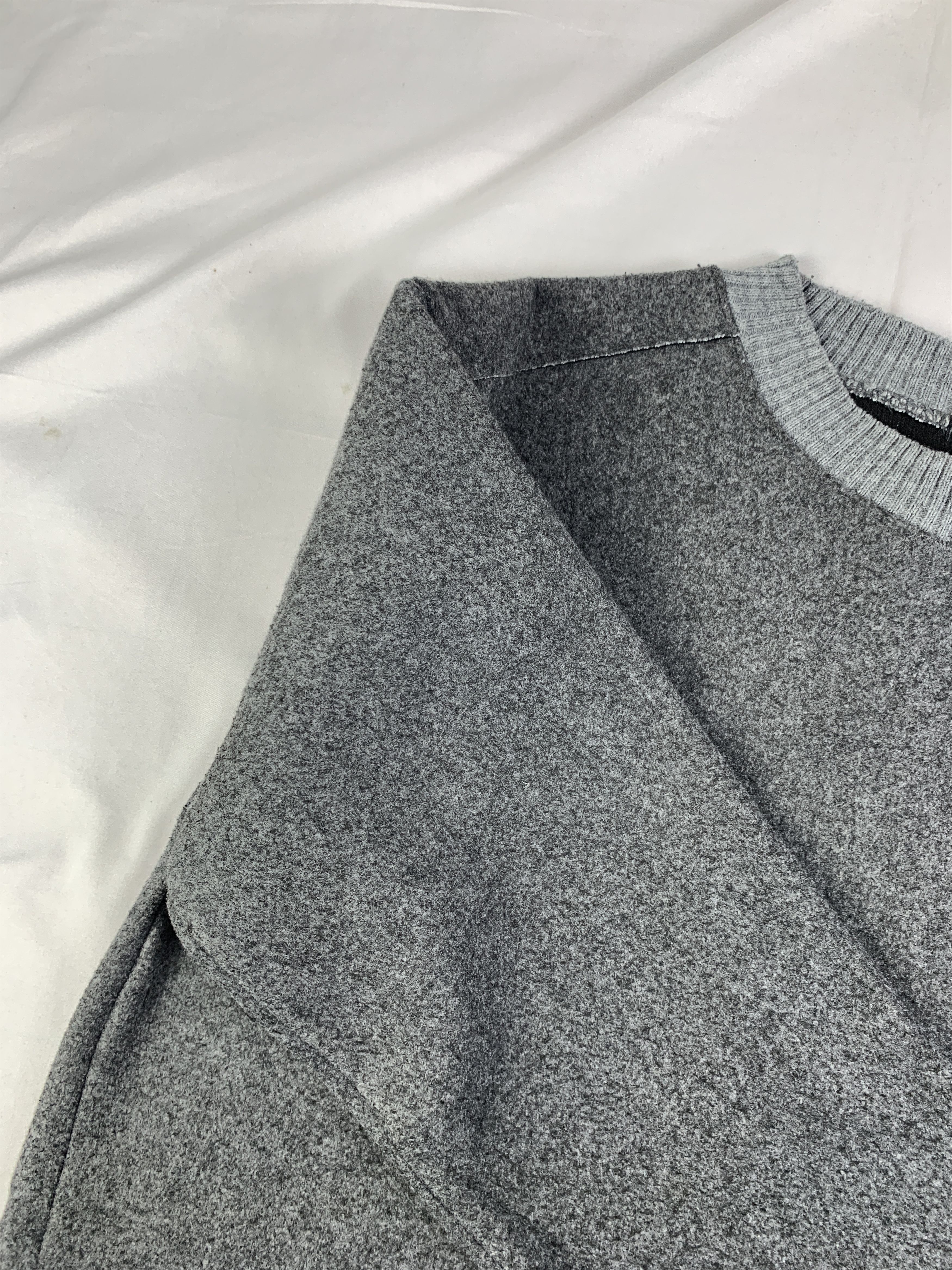 Codes Combine ::codes combine Charcoal Fleece Stiff Sweater (L) Size US L / EU 52-54 / 3 - 4 Thumbnail
