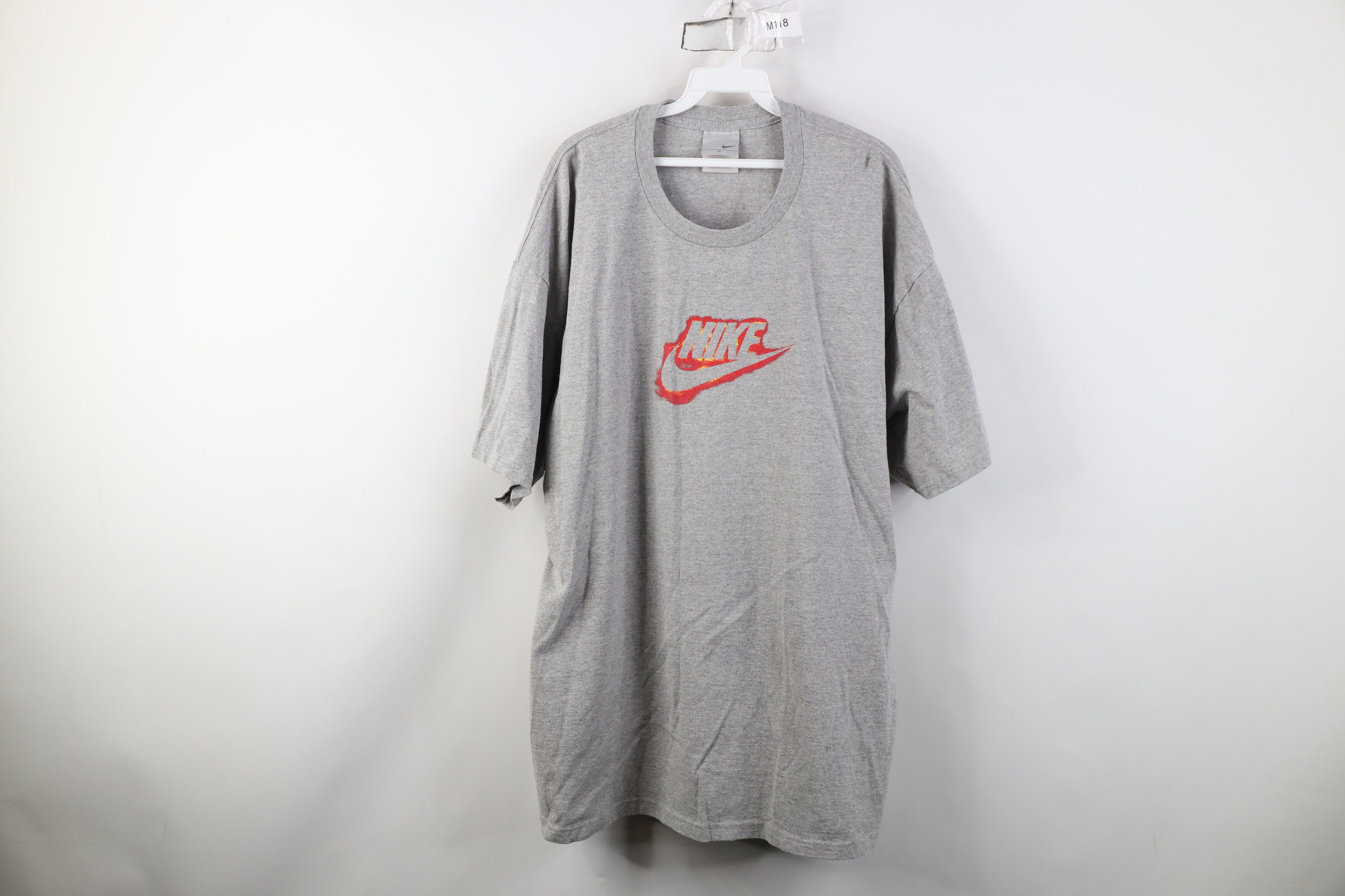 Nike Vintage Nike Swoosh Graffiti Stencil Short Sleeve T-Shirt Size US XL / EU 56 / 4 - 1 Thumbnail
