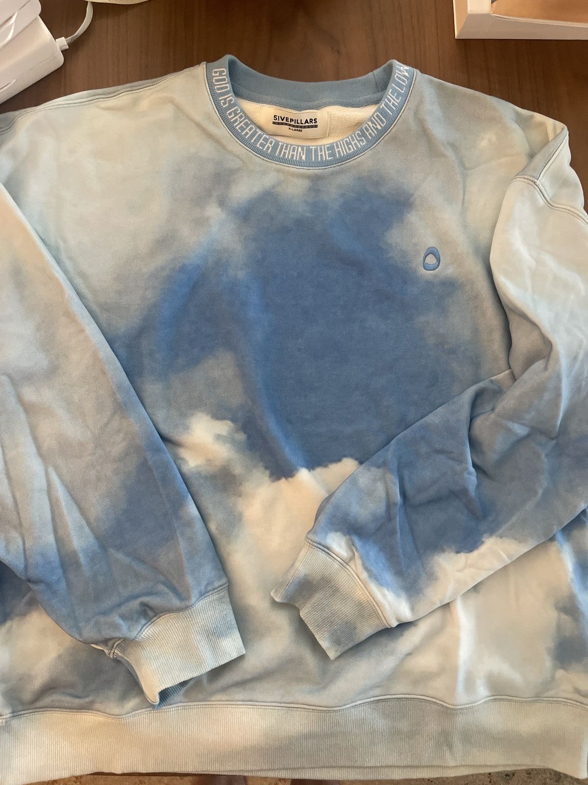 Other Fivepillars god is great sky crewneck Size US XL / EU 56 / 4 - 1 Thumbnail