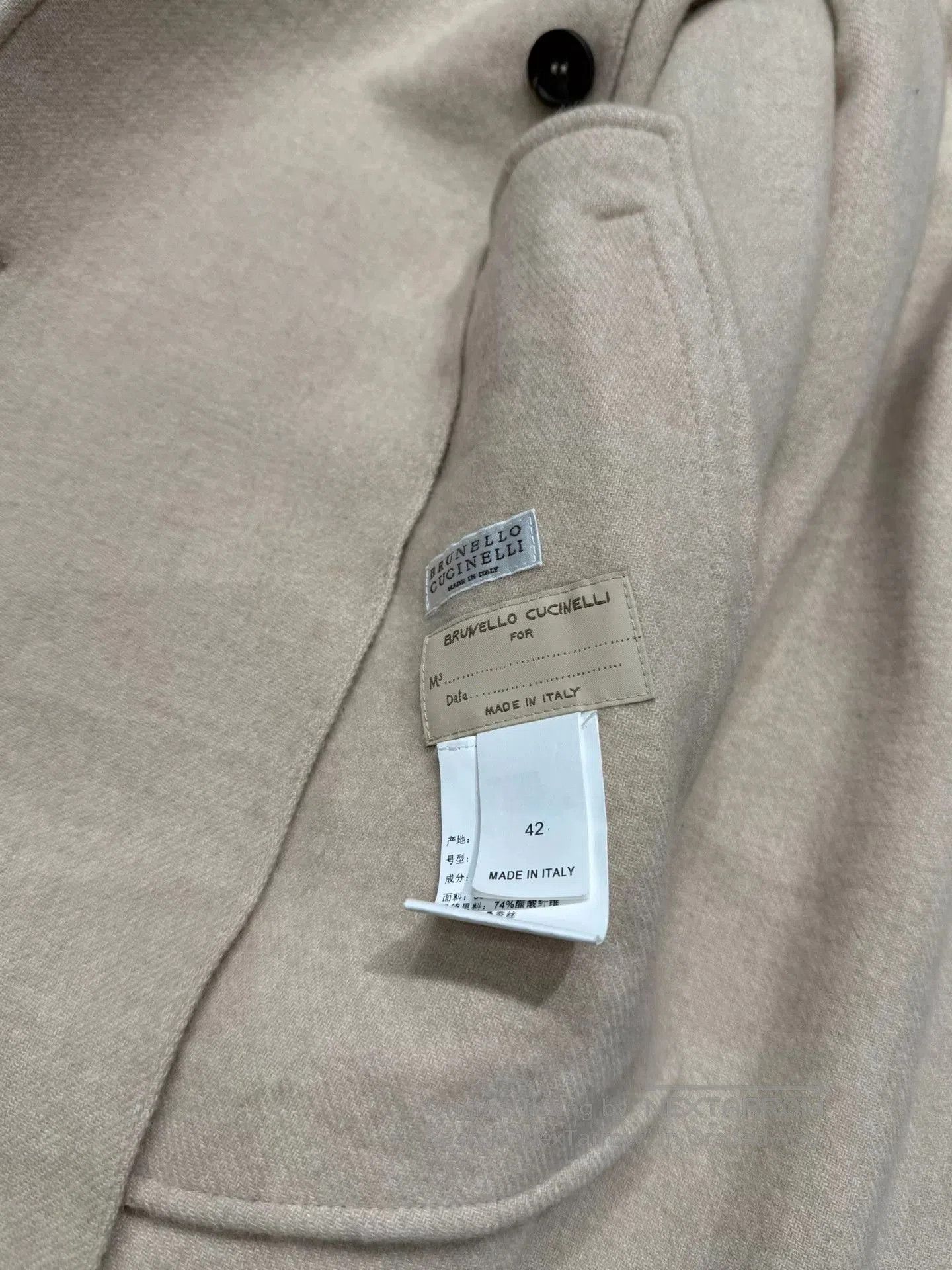 Brunello Cucinelli Brunello Cucinelli Double-Breasted Coat. Size US XXS / EU 40 - 5 Thumbnail