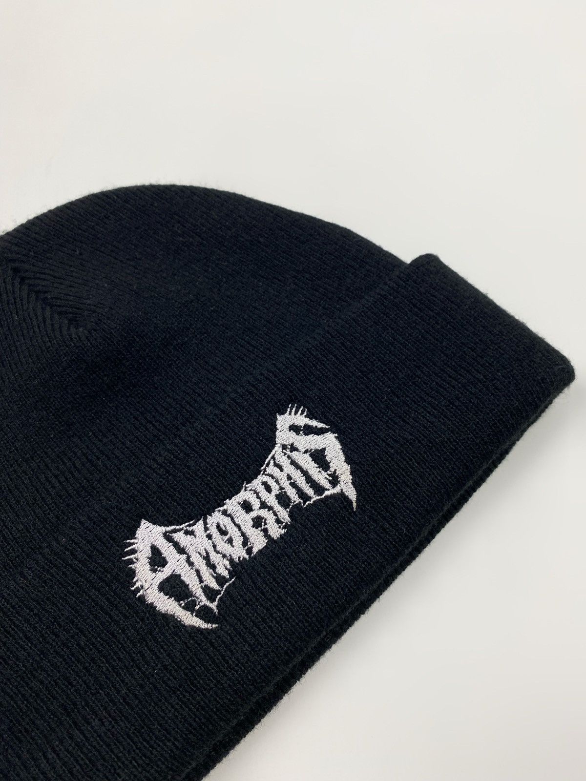Band Tees Amorphis Band Embroidered Logo Cuffed Beanie Hat Size ONE SIZE - 6 Thumbnail