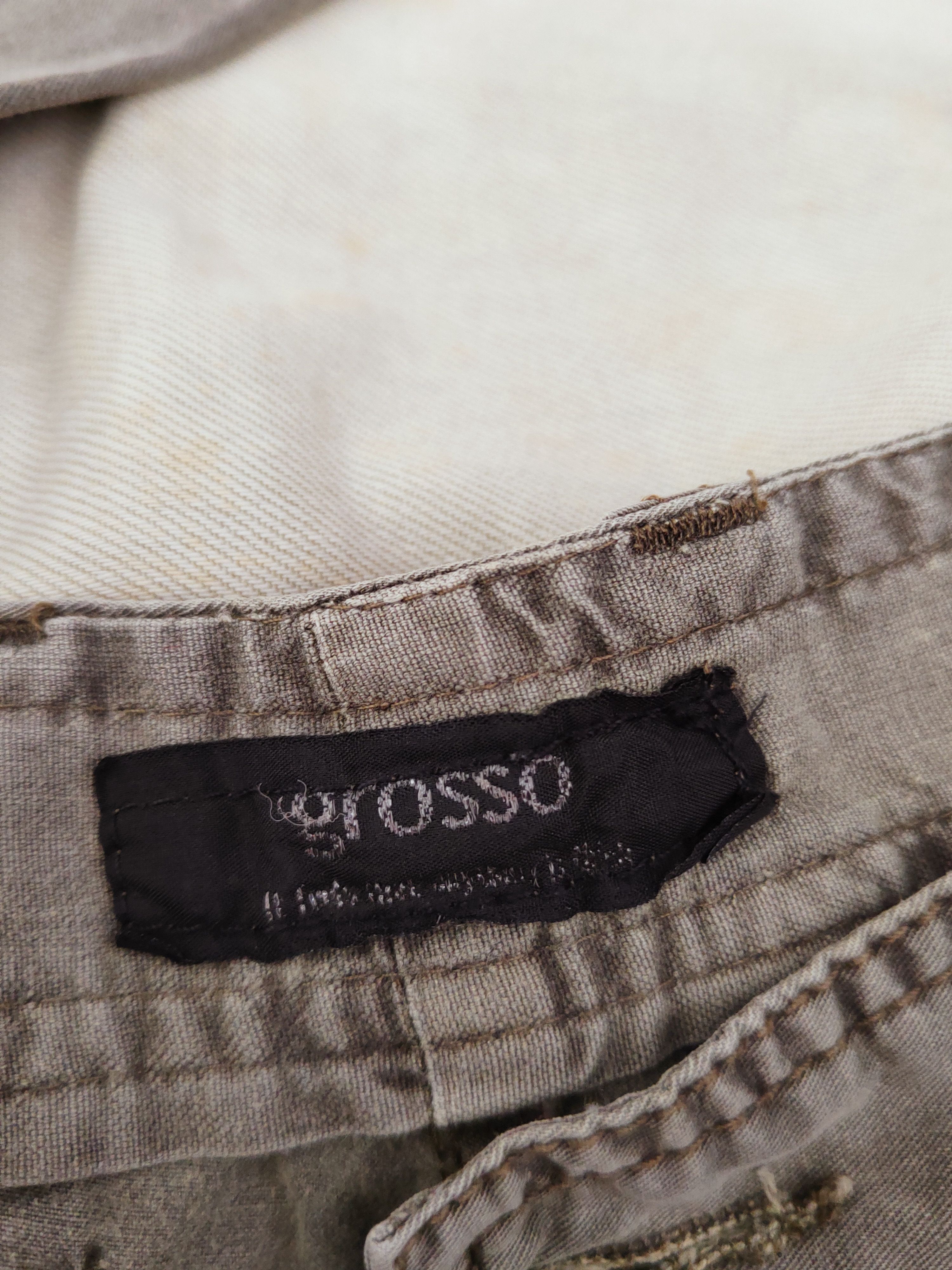 Japanese Brand Grosso Gray Multipocket Tactical Cargo Pants #W927 Size US 31 - 13 Thumbnail