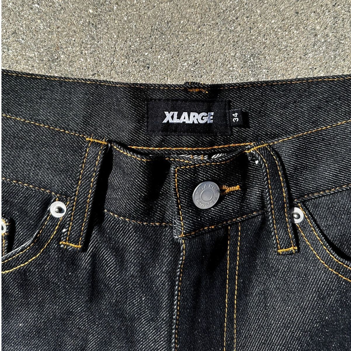 X-LARGE X Large Japan Sample Denim Skate Shorts Jorts Embroidered Size US 34 / EU 50 - 4 Thumbnail