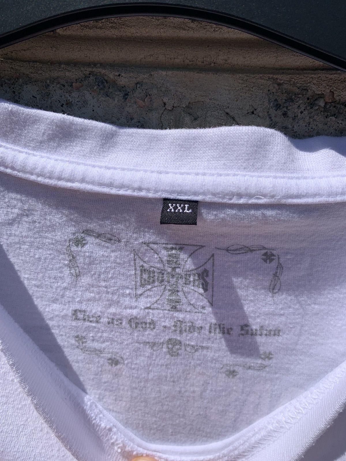 Vintage × West Coast Choppers WEST COAST CHOPPERS White Cotton T-Shirt y2k Size US XL / EU 56 / 4 - 6 Thumbnail