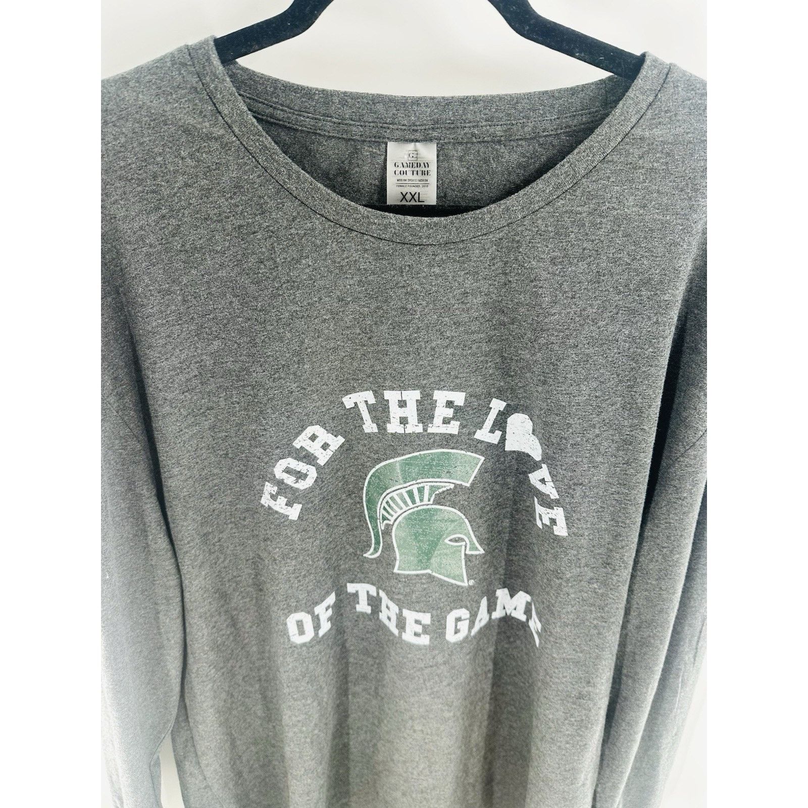 Nike Michigan State University Spartans Long Sleeve Shirt 2XL Size US XXL / EU 58 / 5 - 3 Thumbnail