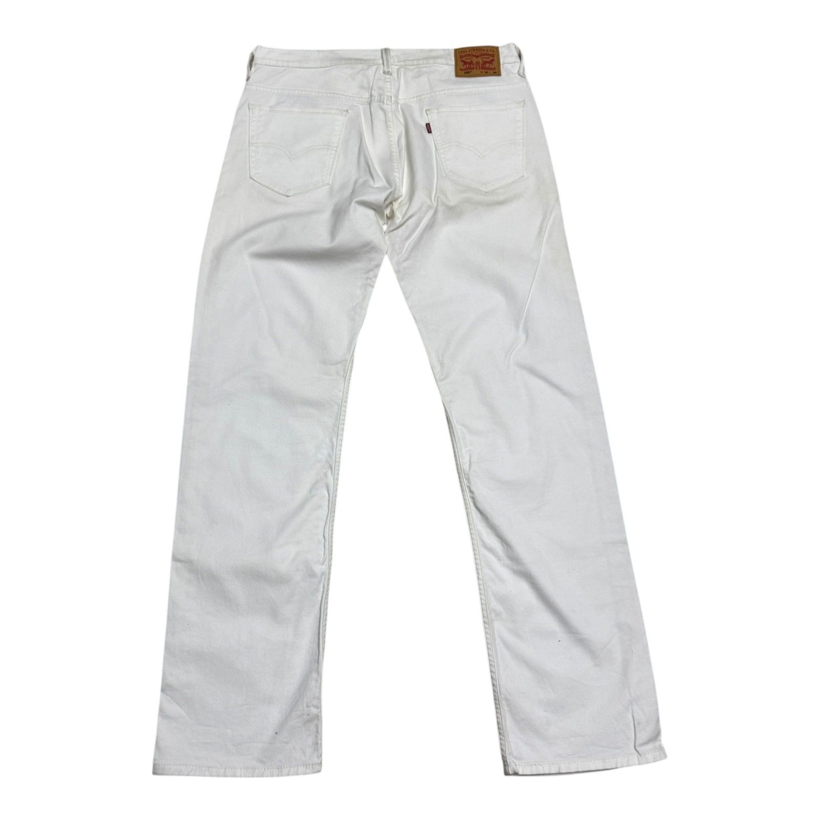 Levi's LEVIS 569 White Denim Casual Designer Straight Jeans 34x36 Size US 34 / EU 50 - 2 Thumbnail