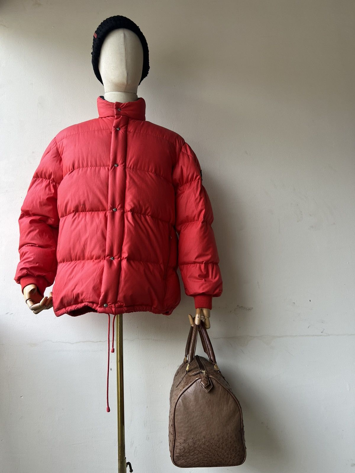 Leather Vintage JRA Japan Ostrich Leather Boston Bag Size ONE SIZE - 3 Thumbnail